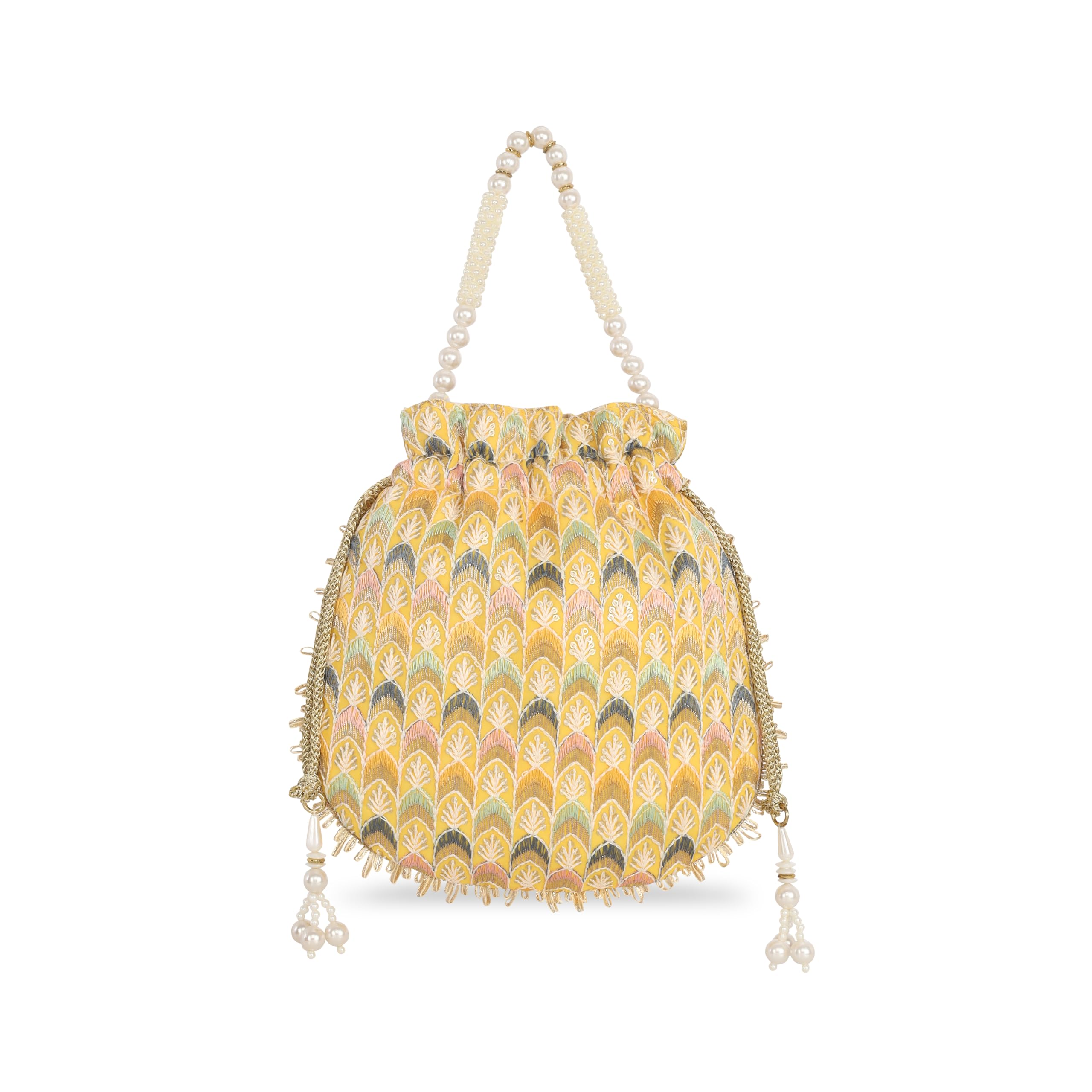 Lavie Womens Noor Chevron Embriodered Potli | Ladies Purse Handbag (B0DD4CC962) Amazon Price History, Amazon Price Tracker