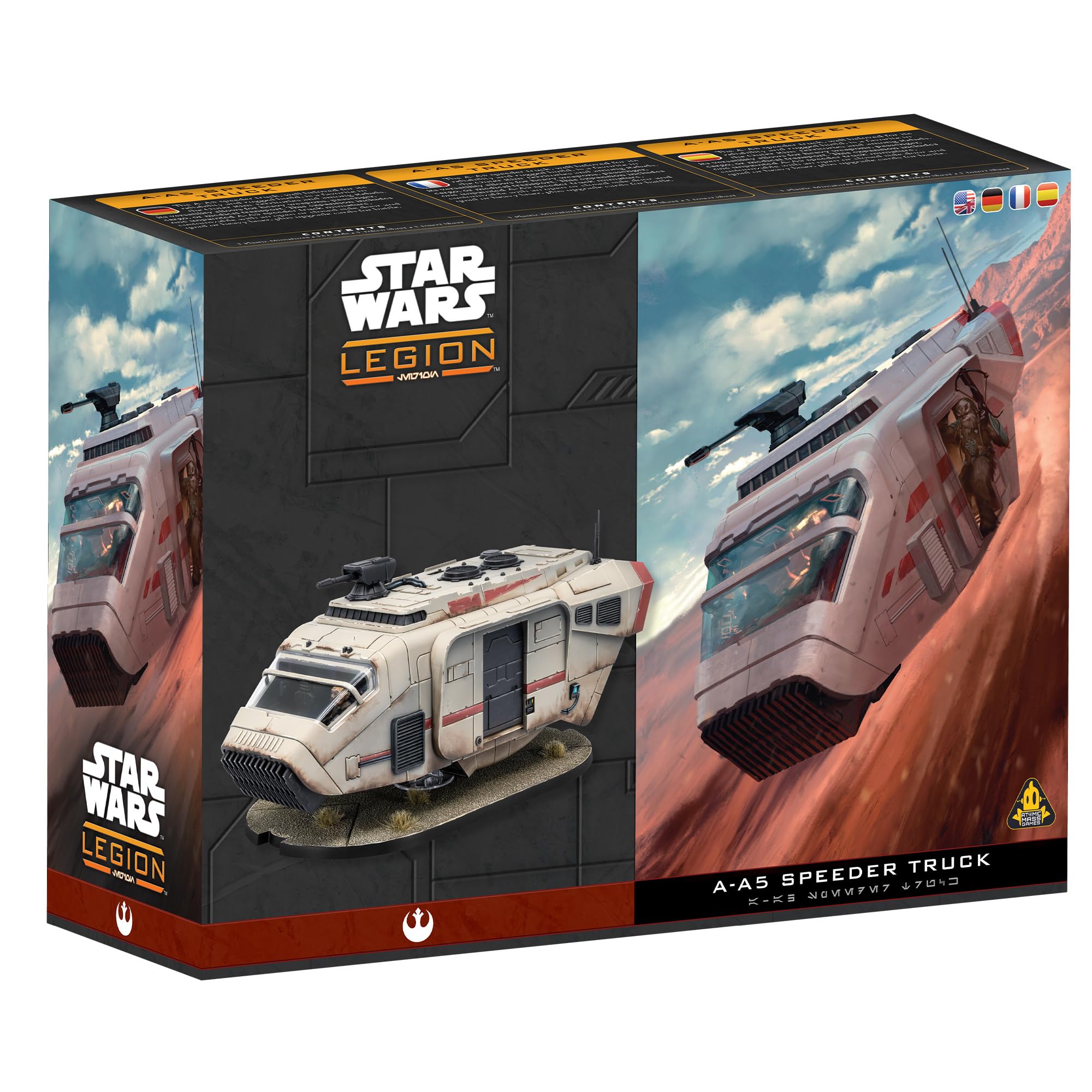 Asmodee | Star Wars: Legion A-A5 Speed Truck | Tabletop Miniatures Game | Ages 14+ | 2 Players | 90+ Minutes Playing Time