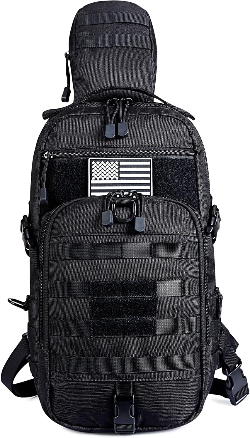 G4Free EDC Bag Tactical Sling Bag Backpack Molle Chest Shoulder Assault Pack Rectangular Outdoor Daypack - Image 9