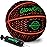 GlowCity Glow in The Dark Basketball - Size 7 Light Up Ball for Teen Boys Gifts, Adults - Red Glow for Outdoor Games - Sports Birthday Gift Ideas for Boys Ages 12 13 14 15 Basketball Gear Accessories