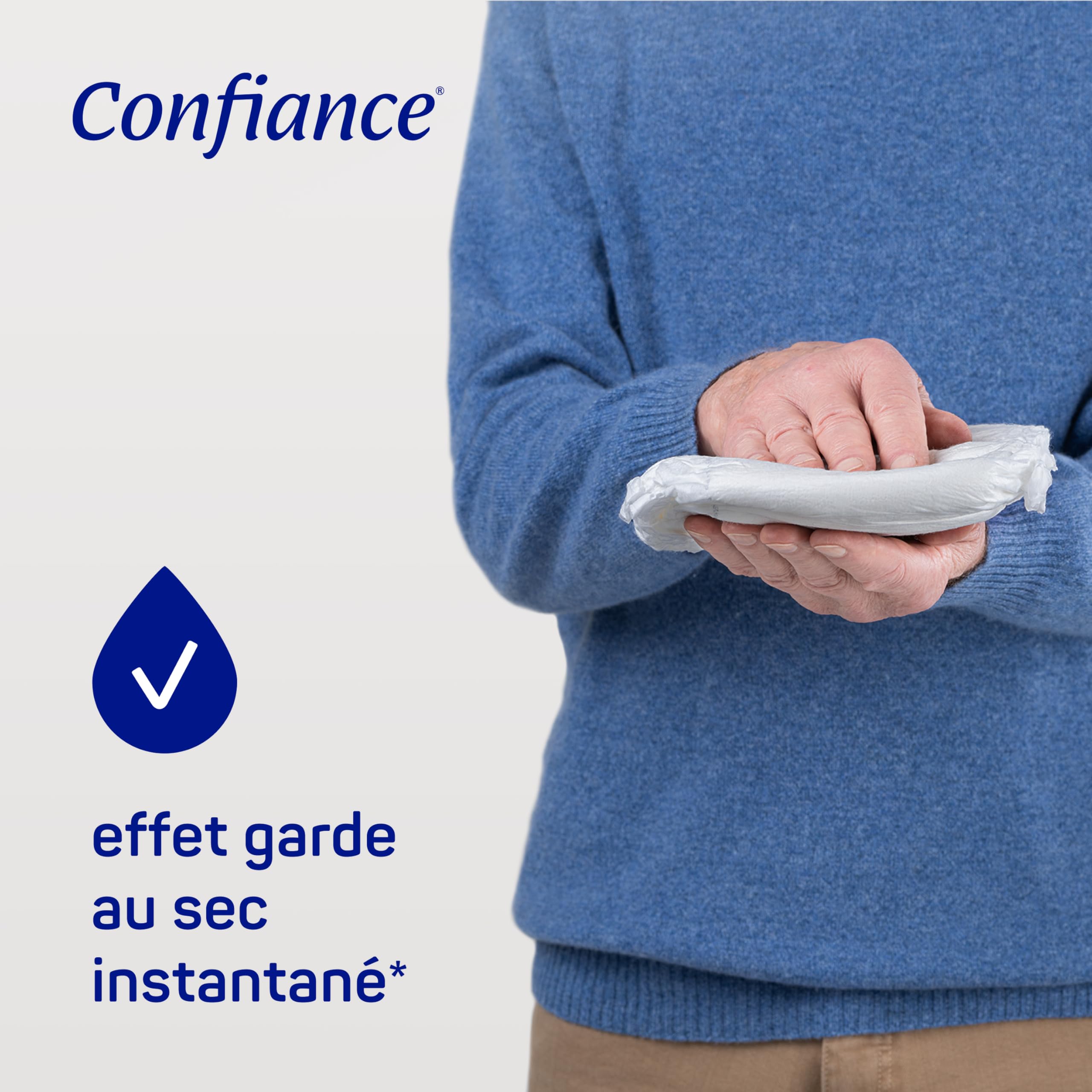 Confiance Mobile - Slips Absorbants pour Hommes et Femmes - Niveau d'Absorption = 10 gouttes (Fuites Urinaires Importantes) - Discrets et efficaces - pH Neutre à la Peau - Taille M - 14 Unités