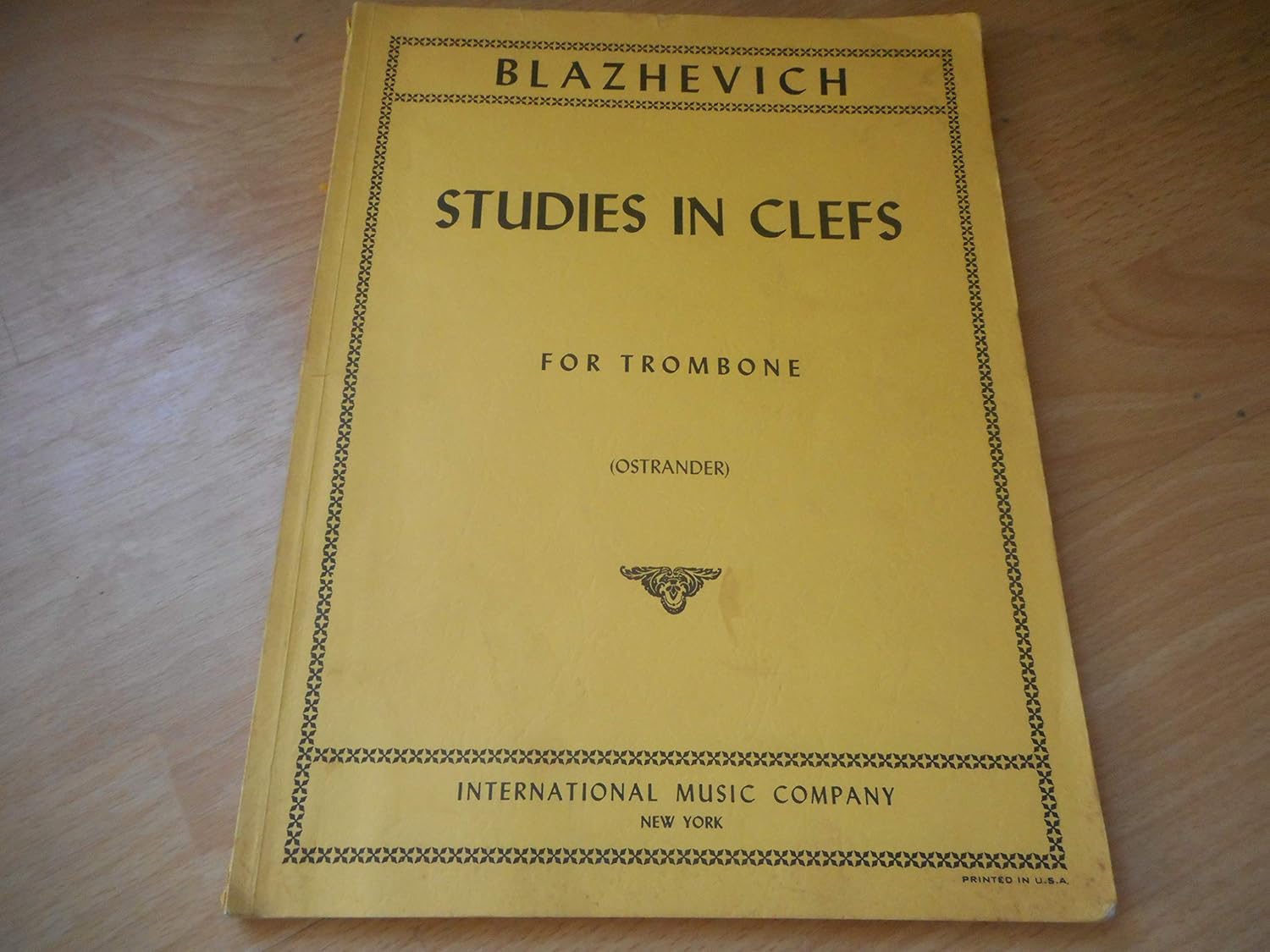 Studies in Clefs for Trombone Vladislav Blazhevich, Allen Ostrander