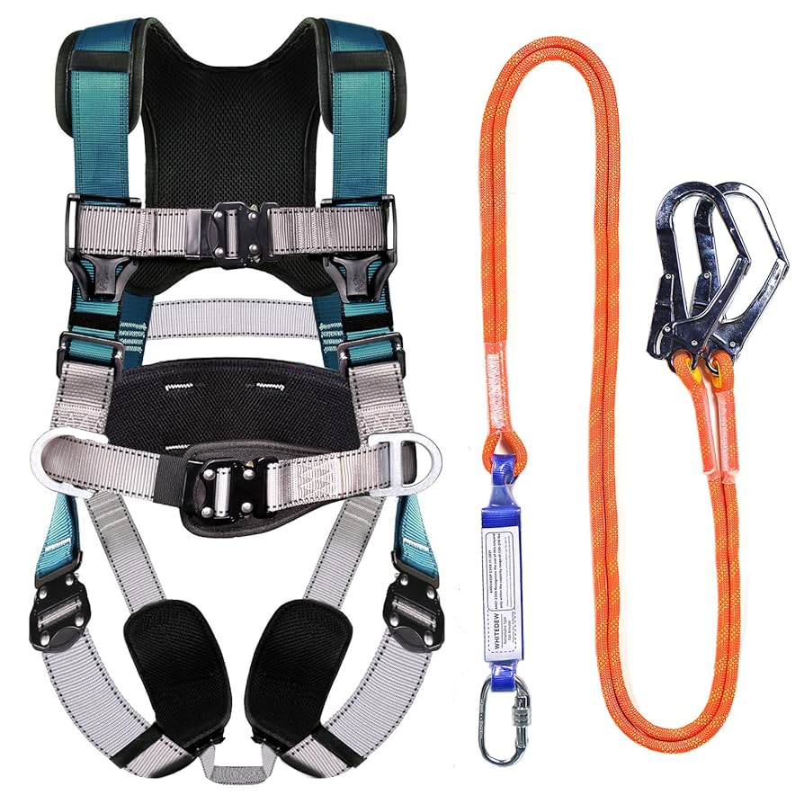 WHS ハードフォードWESTERN SHOULDER STOCK WHITEDEW Fall Protection Premium Safety Harness with Shock