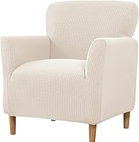 Vista 1 de XMAYODS Funda para silla de club, funda para silla de bañera, fundas suaves y redondas para silla de sofá, fundas de sofá con parte inferior #16