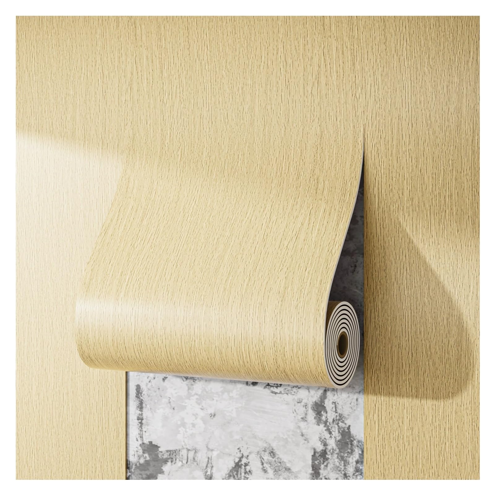 Zynqra Wallpaper,Removable Self Adhesive Textured,Decorative,Bedroom and Bathroom(A,L500cm/196.9in*W60cm/23.6in)