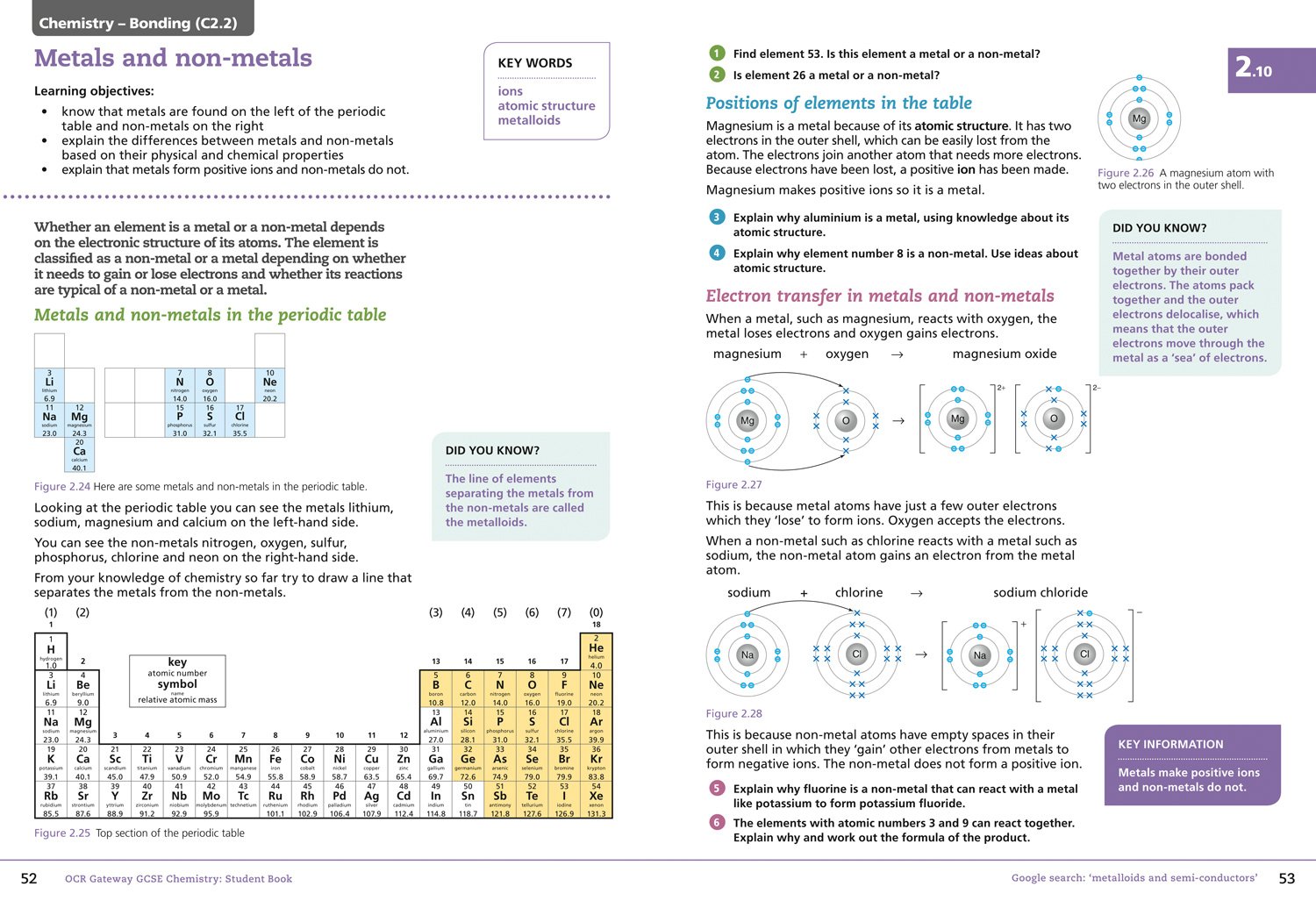OCR Gateway GCSE Chemistry 9-1 Student Book