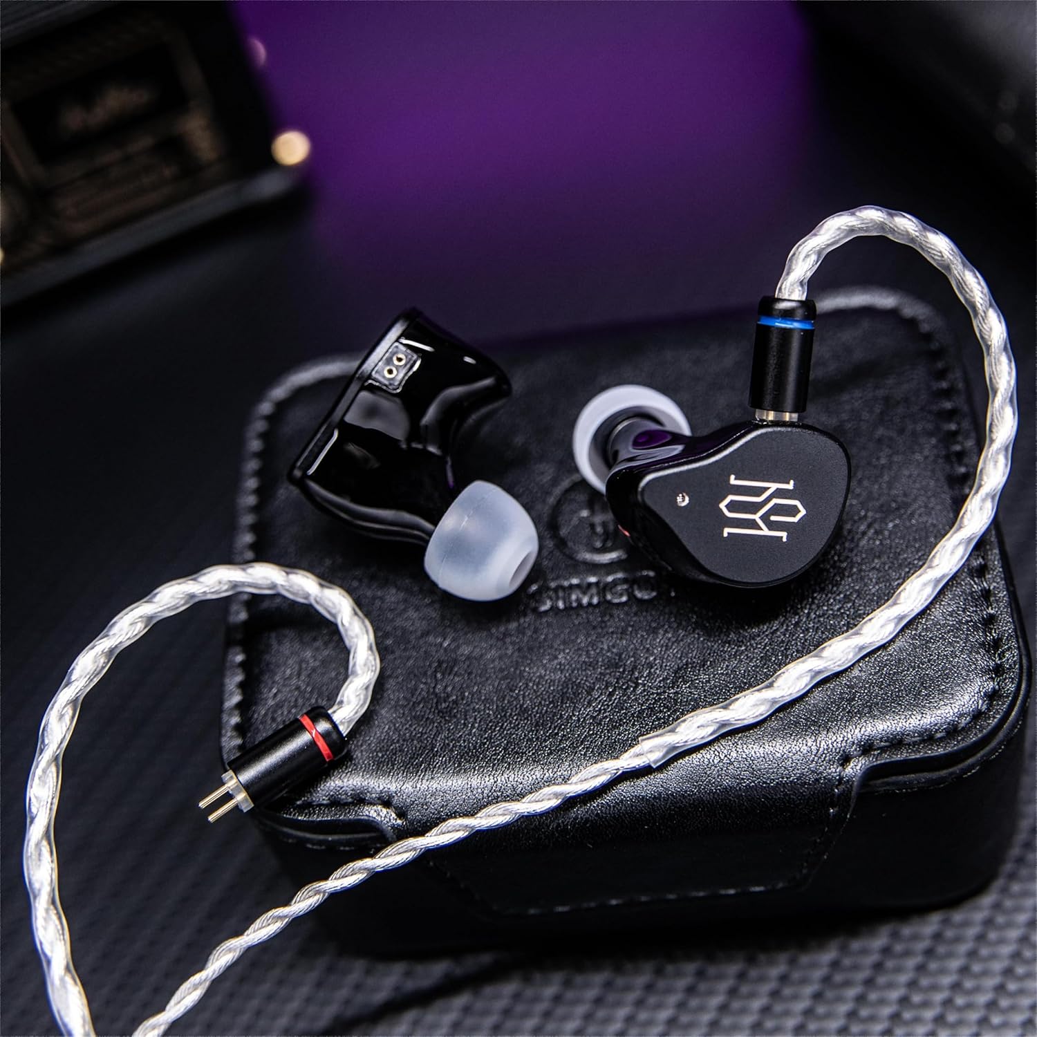 Linsoul SIMGOT SuperMix 5 1BC+1DD+2BA+1MP in Ear Monitor, Bone Conduction HiFi Earphone, Detachable Silver-Plated OCC Litz Cable,3.5mm/4.4mm Plug, IEM for Technology Enthusiasts, Audiophile Musician