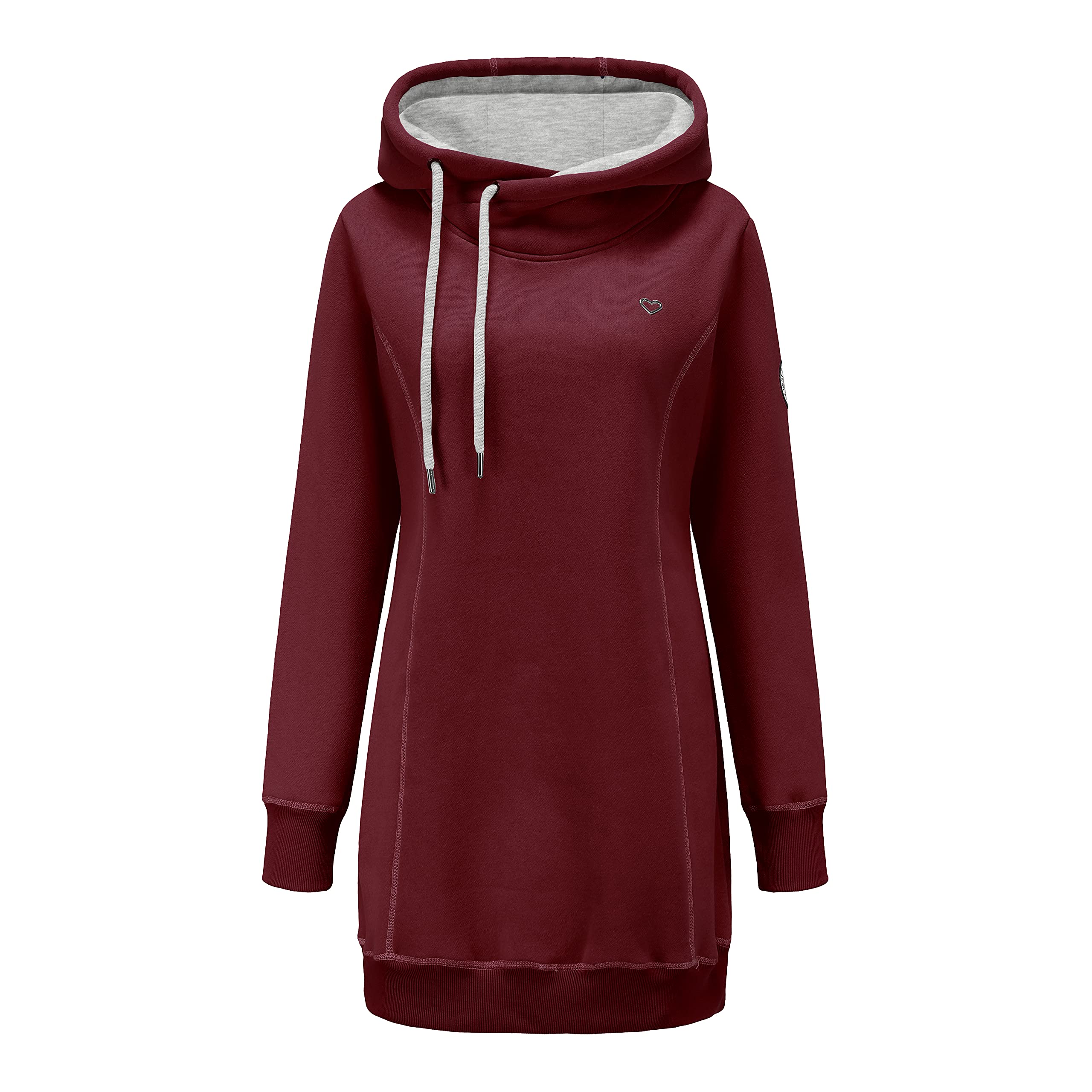 ELFIN Sweat-Shirt Femme avec Chapeau élégant Sweat Manches Longues Hoodie Femme
