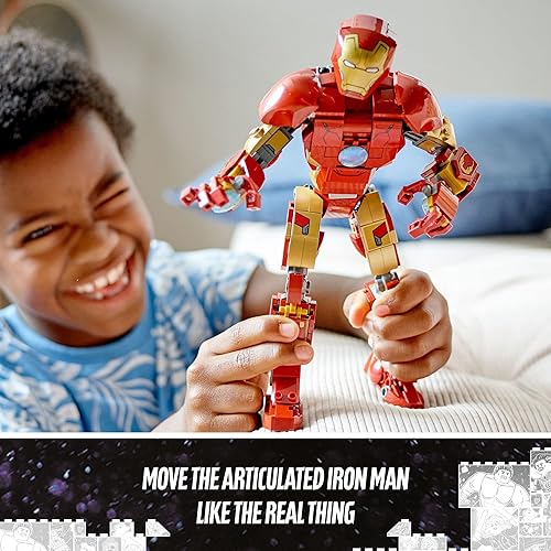 Miniatura 2 de LEGO Marvel Super Heroes Iron Man Figura 76206 - Juego de juguetes de construcción para niños niños y niñas a partir de 9 años 381 piezas