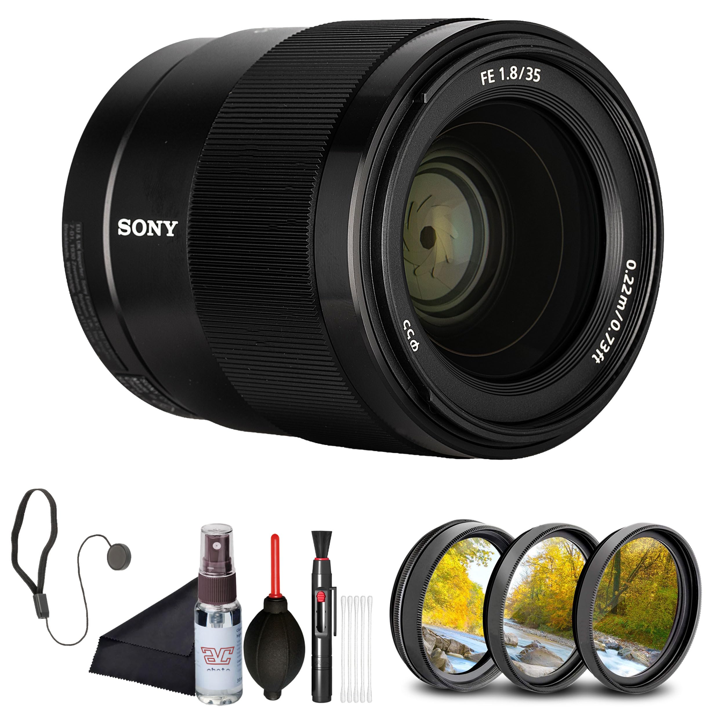 SONY　ソニー　FE 35mm　F1.8　SEL35F18F　＋純正フィルター Amazon.com : Sony FE 35mm F1.8 Wide-Angle Prime Lens (SEL35F18F