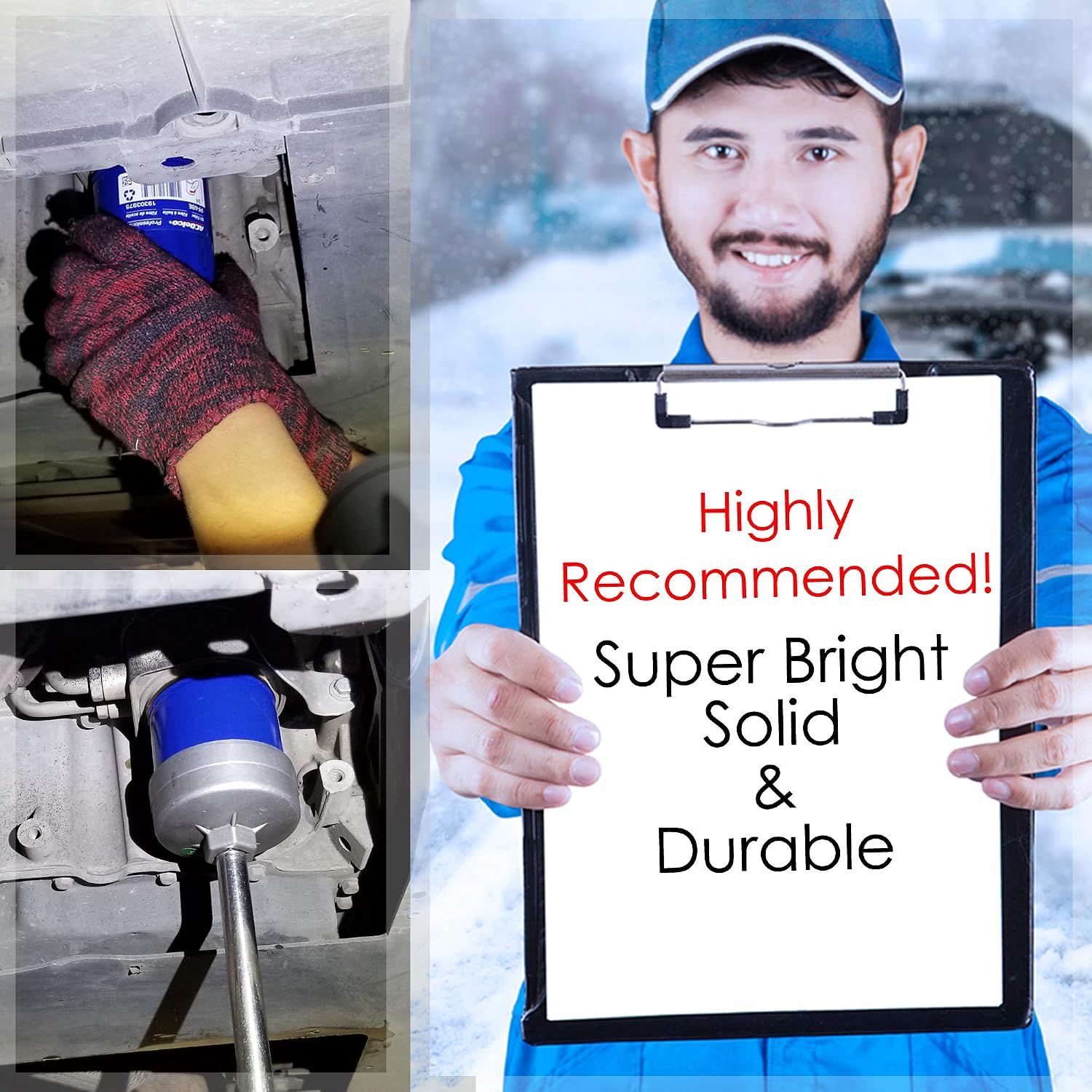 AmeriLuck Battery Powered LED Flashlight, Handheld Pocket-Sized 5", Aluminum Made Waterproof, Super Bright Zoomable with Multi Modes