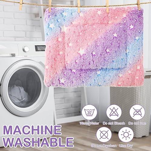 Vista 39 de Haull 4 piezas de ropa de cama impermeable de conejillo de indias de invierno, cama de conejillo de indias, forro suave para perros y gatos, tapete