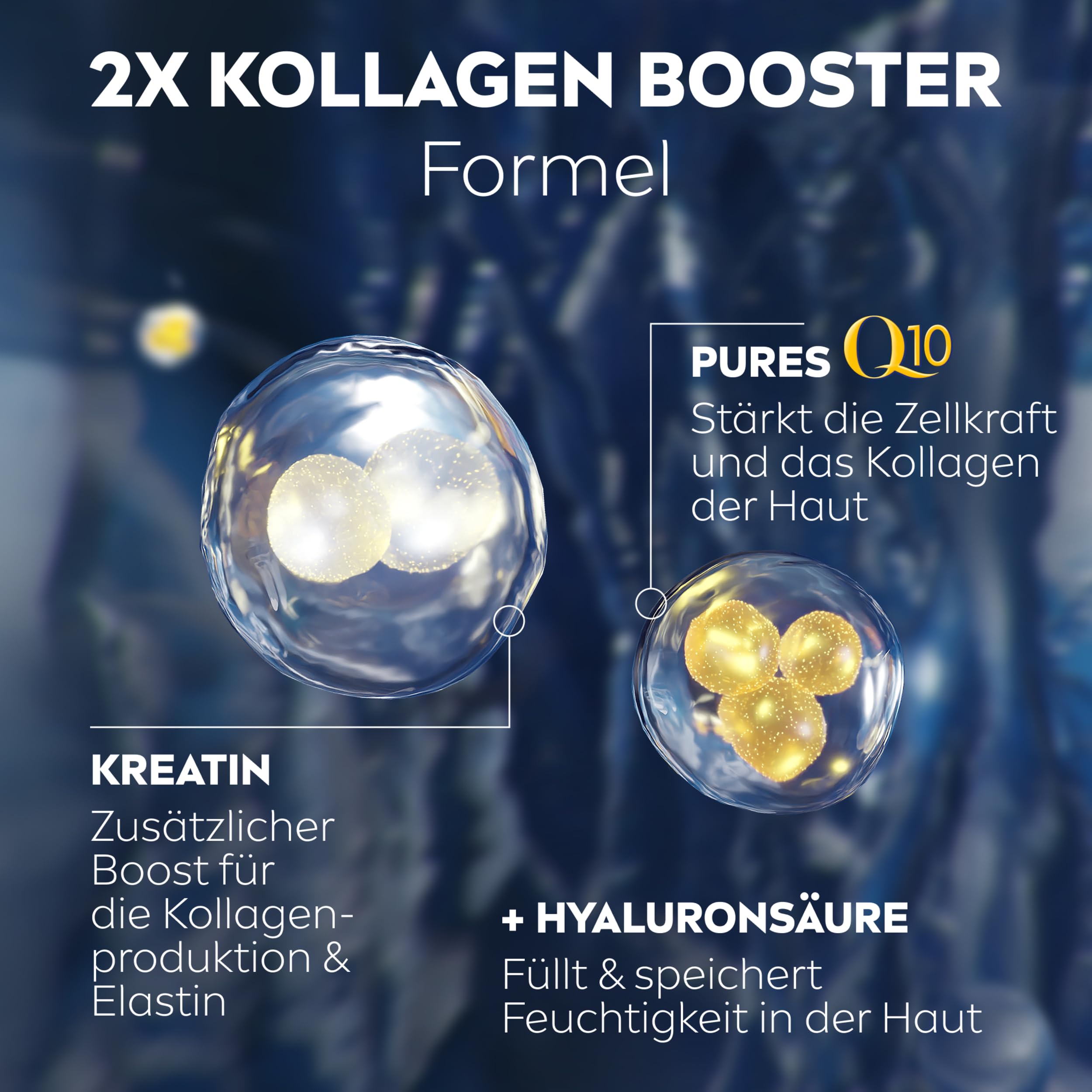 NIVEA Q10 Anti-Falten Power Gesichtspflege Set, Geschenkset mit Tagescreme (50 ml), Nachtcreme (50 ml) und Dual Action Serum (30 ml), Anti-Age Pflegeset