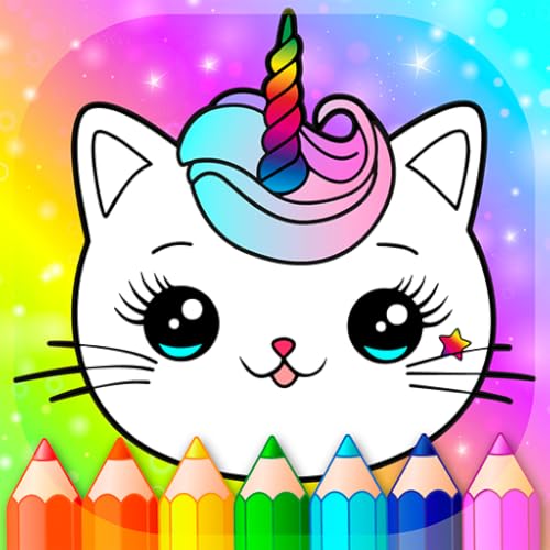 World of Unicorn Cats - Livre de coloriage Caticorns