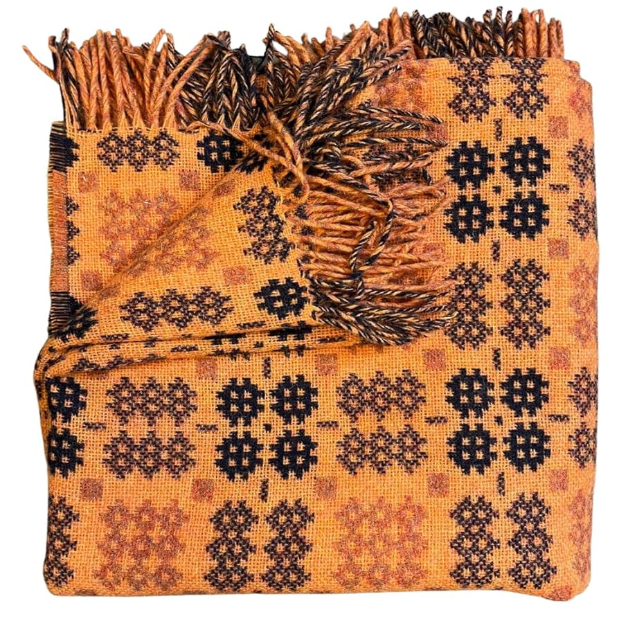 布団・毛布 WELSH TAPESTRY BLANKET GOLD Throw / Blanket - Welsh Tapestry / Carthen Ysgafn