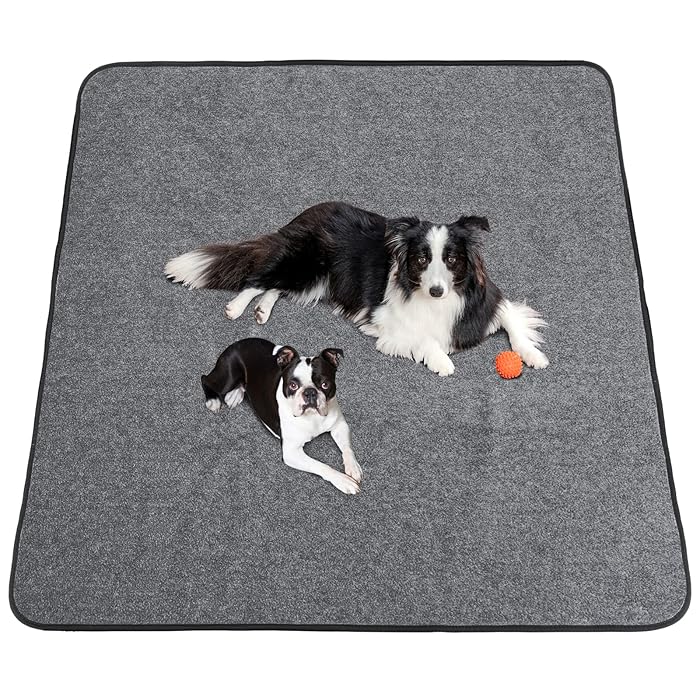 Buy ULIGOTA Washable Pee Pad for Dog 72"x72"/65"x48" Waterproof Dog Mat