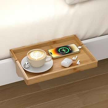 ★はったん★１列２段ベッドサイドボード Amazon.co.jp: BambuMate 竹製ベッドサイドシェルフ ナイト