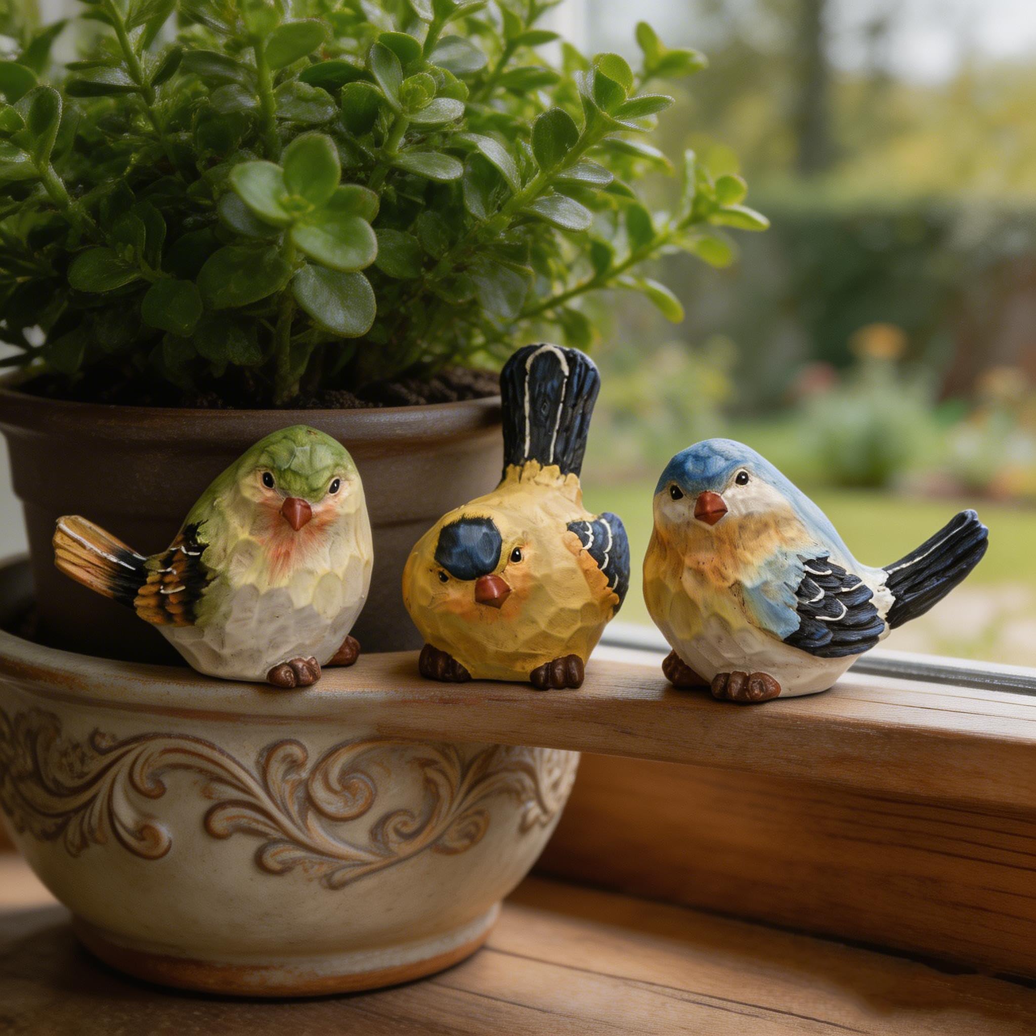 Amazon.com: TERESA'S COLLECTIONS Bird Garden Decor Outdoor Statues