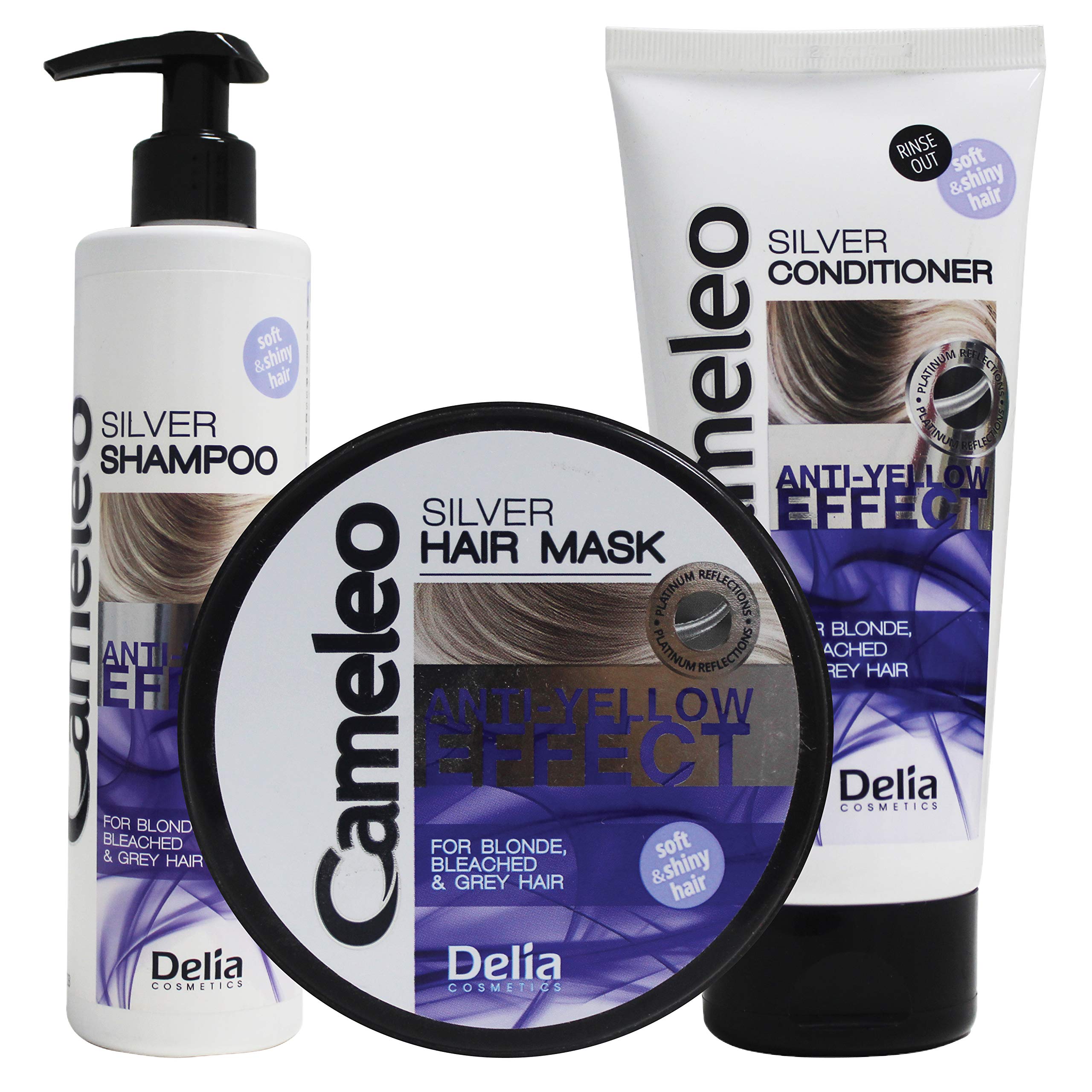 Delia Cosmetics Cameleo Essential Kit For Natural Blonde,Gray,Bleached And Dyed Blond Hair