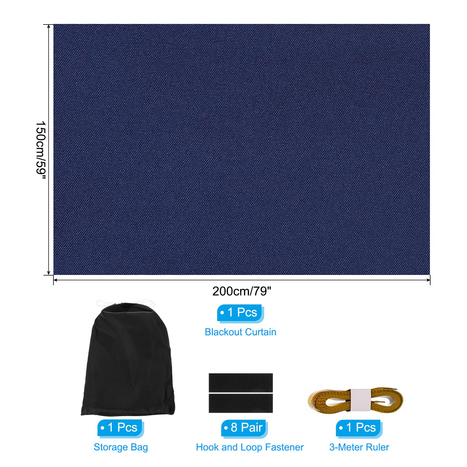 PATIKIL Portable Blackout Curtains - Image 2