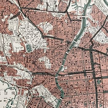 【大珍品】戦後 昭和21年発行 帝都近傍図 戦災焼失区域表示 歴史資料 Amazon.co.jp: 戦災焼失区域表示帝都近傍図 復刻版 状態良好 76