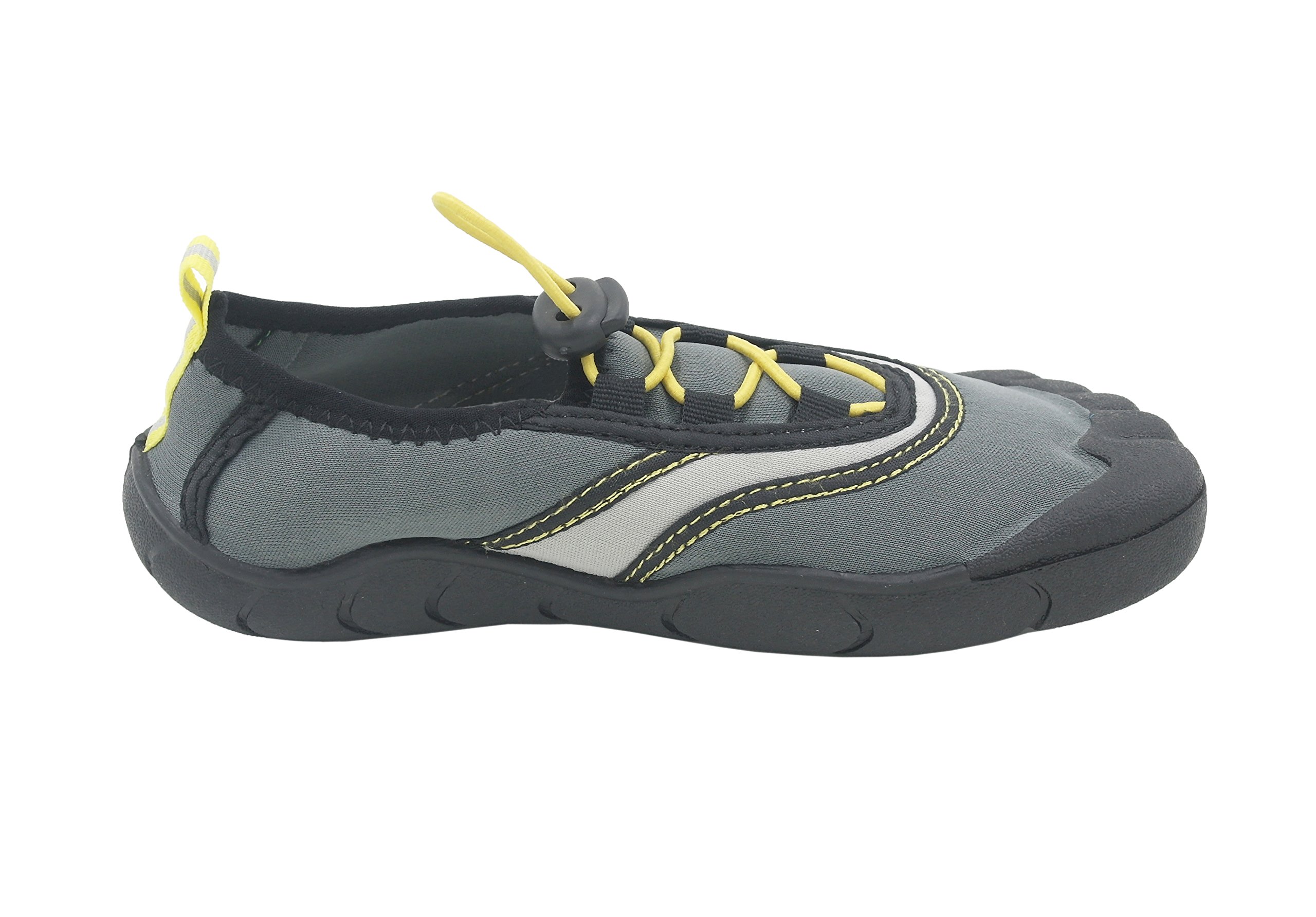 GUL Junior Aqua Shoe Beach Shoes - Black/Yellow 10 UK Child