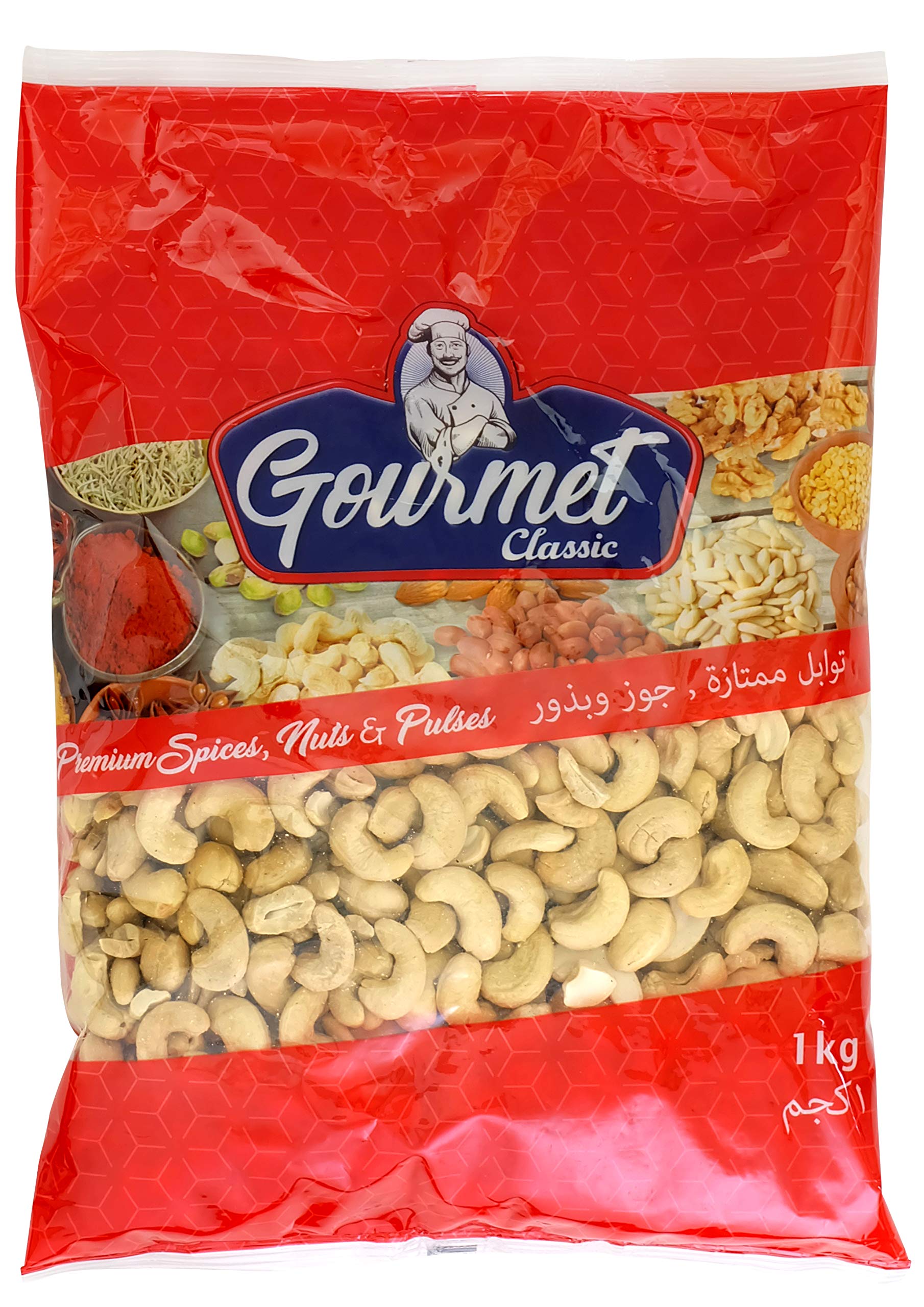 Buy Gourmet Classic W320 Cashew Nuts Whole, 1 Kg Online at