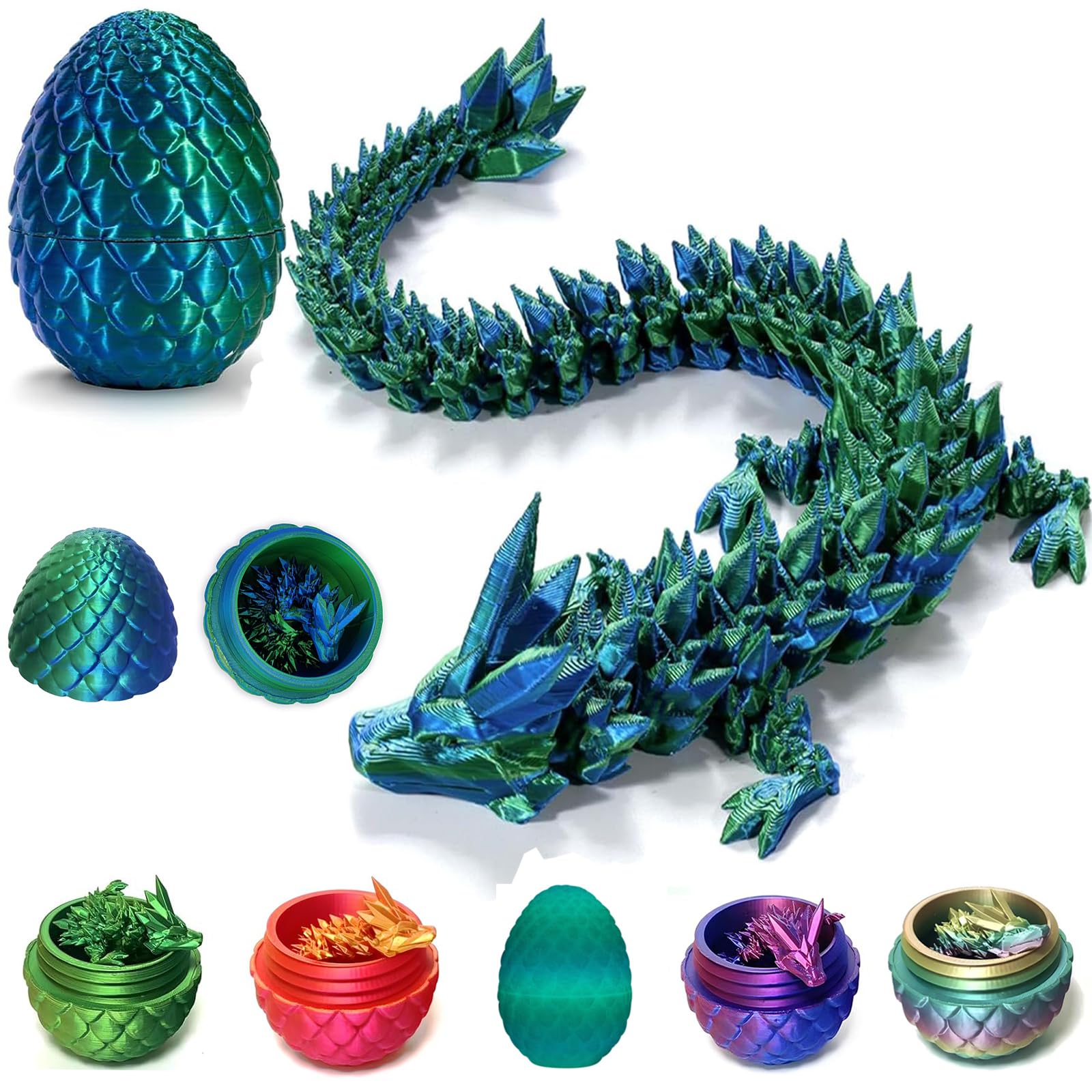 Amazon.com: 3D Printed Dragon Eggs with Dragon Inside – Fun Fidget