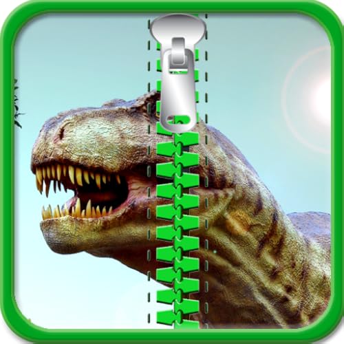 Dinosaur Zipper Lock Screen