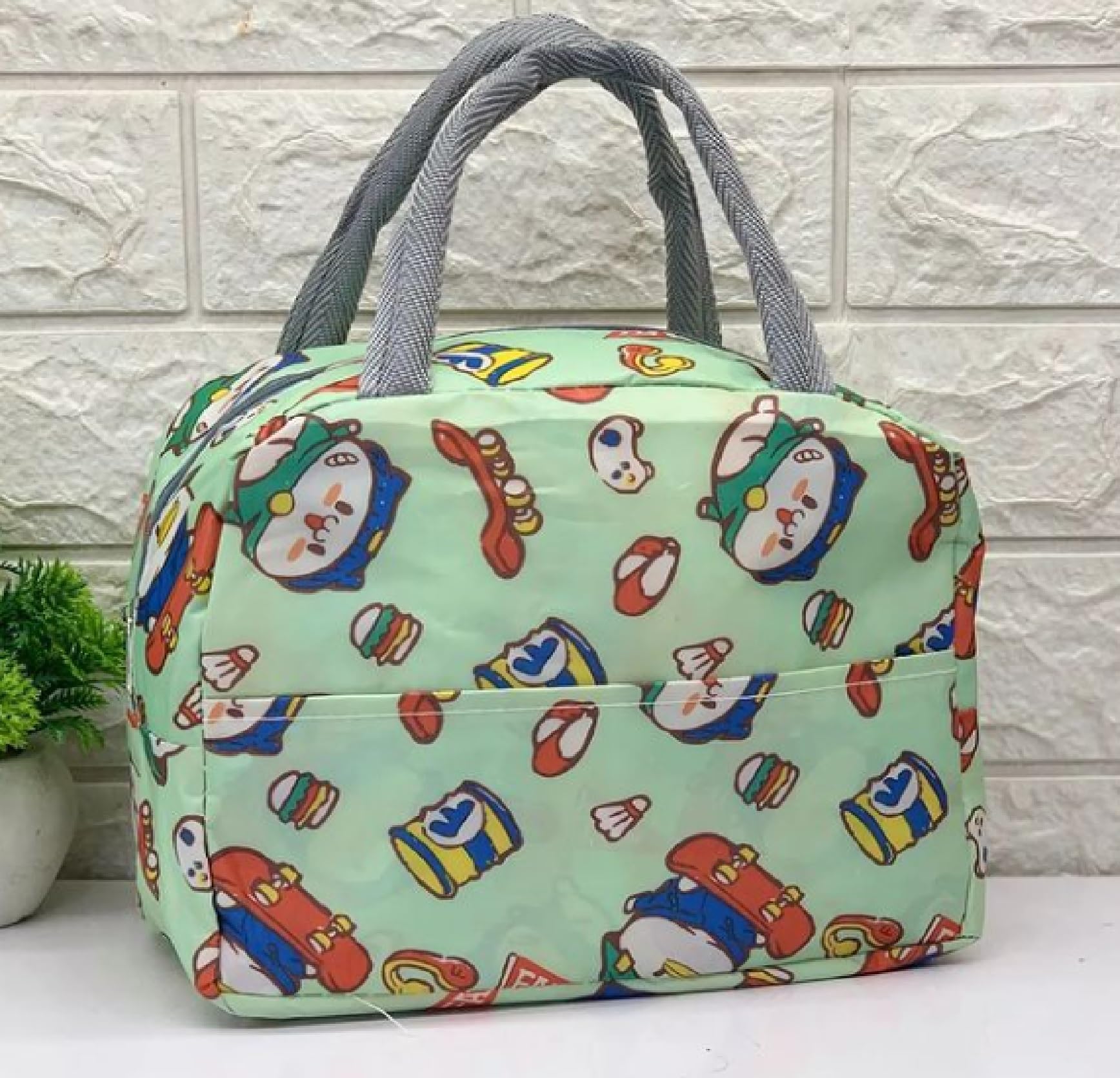 SHAKTISM Lunch Bags Small for Women Work,Student Kids to School,Thermal Cooler Tote Bag Picnic Organizer Storage Lunch Box Portable and Reusable (ParootGreen_Duck) (B0D3B22B56) Amazon Price History, Amazon Price Tracker