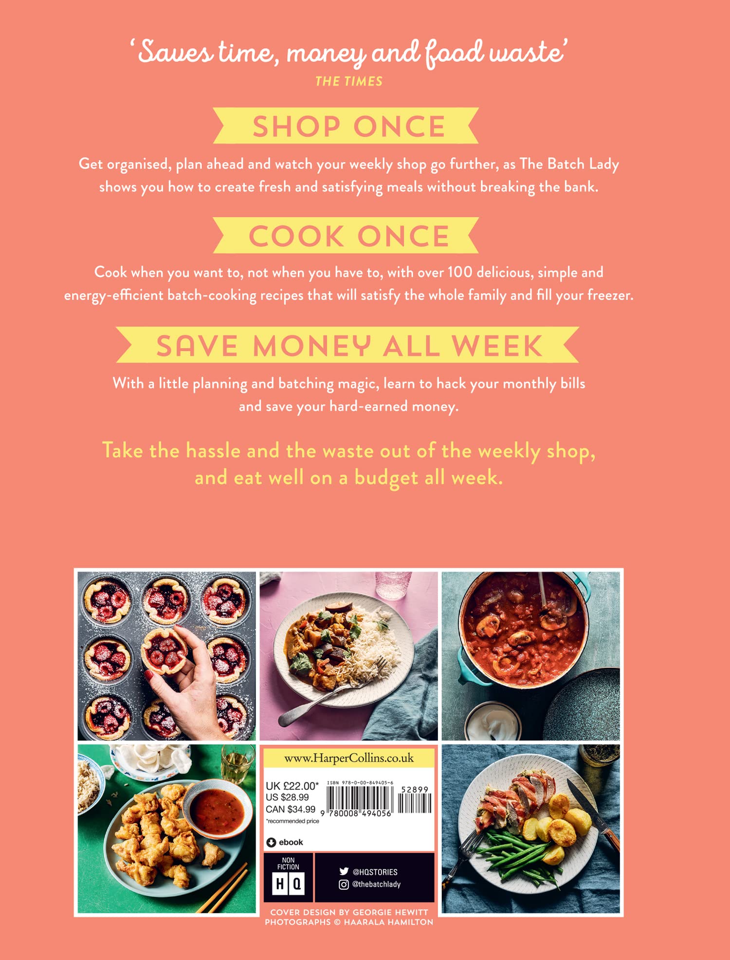 The Batch Lady: Cooking on a Budget: Master the power of batch-cooking with this cookbook of simple, freezable, store-cupboard recipes from Sunday Times bestselling author and Channel 4 sensation