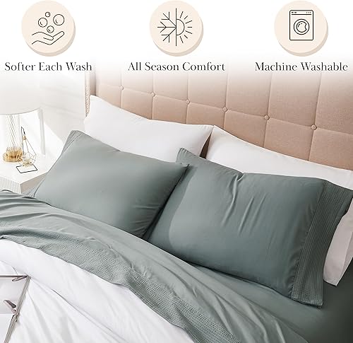 Vista 86 de Southshore Fine Linens®, juego de ropa de cama con bolsillo profundo Negro