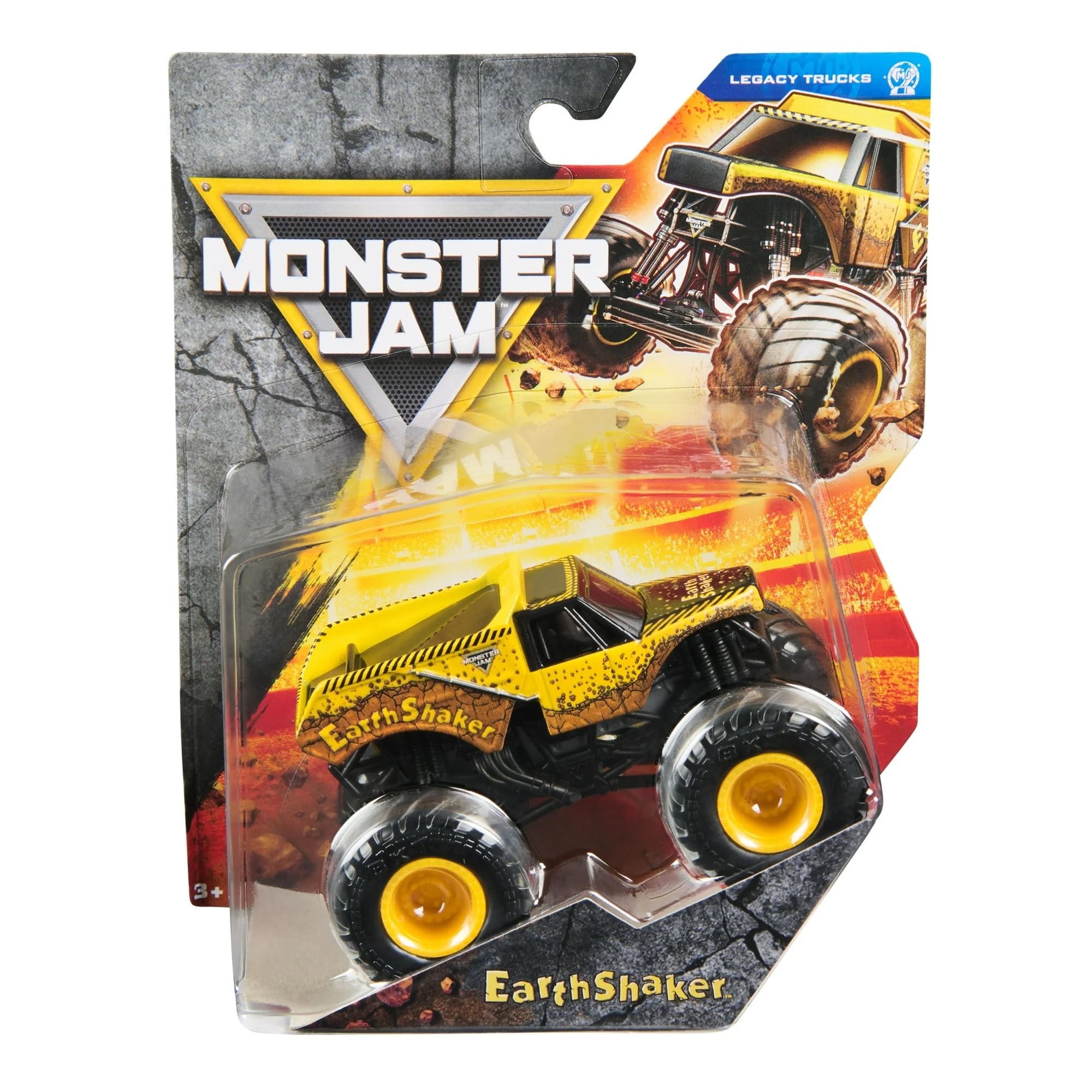 Amazon.com: Monster Jam Earth Shaker Monster Truck, Die-Cast