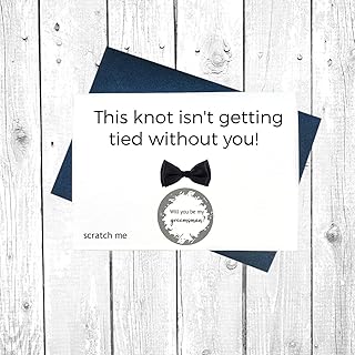 Groomsman proposal Card, Scratch off Card, Best man Proposal, Will you be my Groomsman, Bridesman Card, Best Man Card, Man of honour