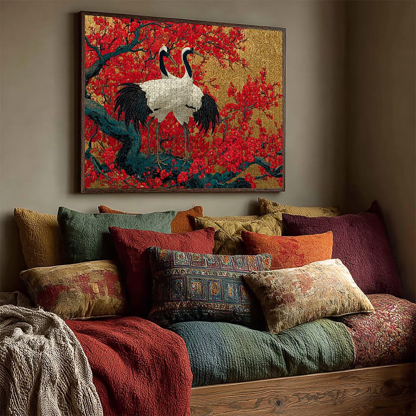 Animal Puzzle 4000 pièces Adultes, Puzzle Bois 141x87cm, Adultes Jeu éducatif Défi énigme avec Une Boîte d'emballage Exquise, Jeu Relaxant Détente Collection, Cadeau Fille, Decoration, (Fleur) P-2106