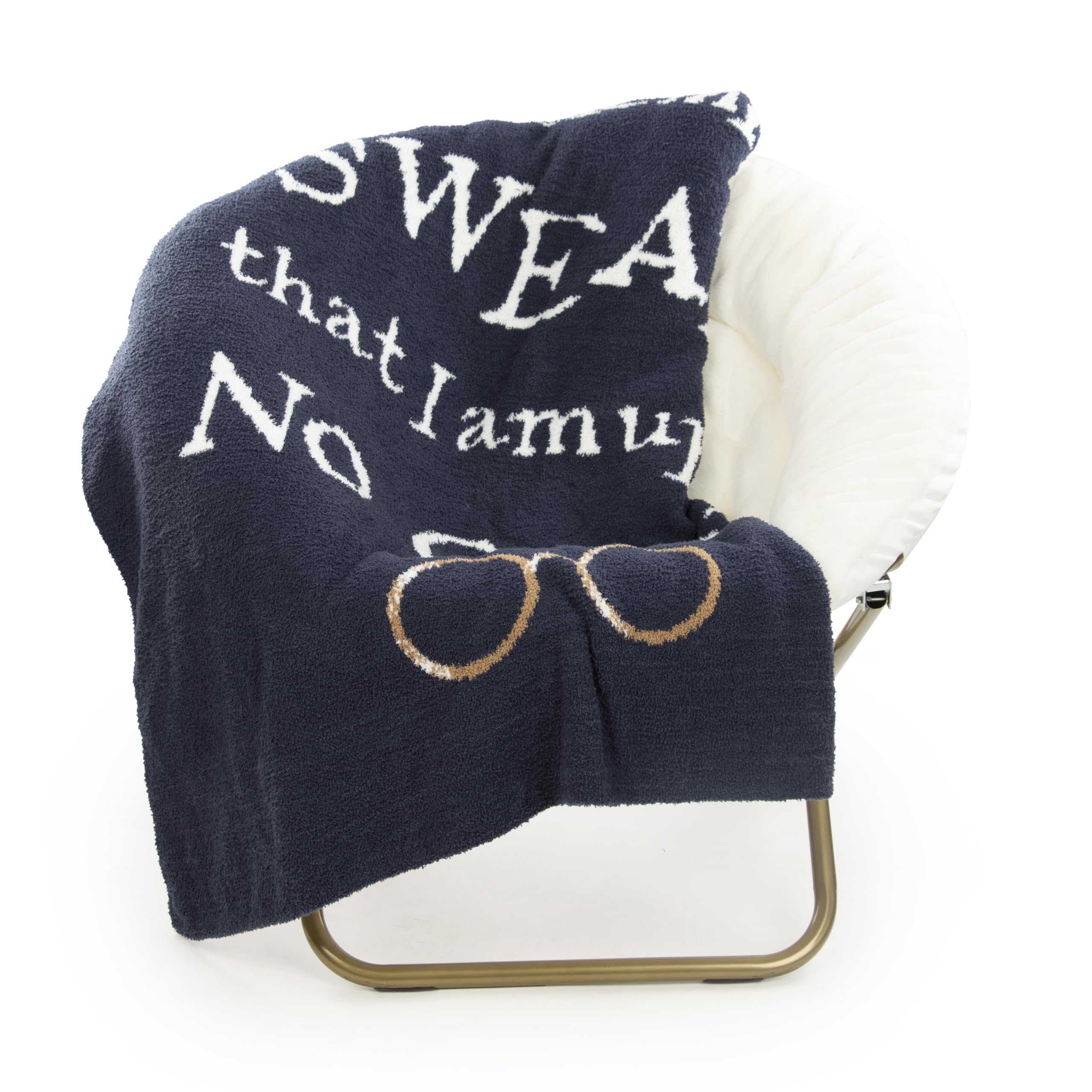 Jay Franco Plush Throw Blanket – Soft &amp; Fuzzy 50x60 Inch Throw for Couch or Bed – Cozy Home Décor for Living Room &amp; Bedroom, Dark Blue - Harry Potter