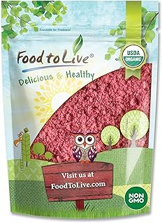 Organic Strawberry Powder, 6 Ounces – Non-GMO, Freeze-Dried, 100% Pure, No Additives, Vegan, Bulk. Easy to Mix. Rich in Vitamin C, Dietary Fiber. Great for Smoothies, Shakes, Baking