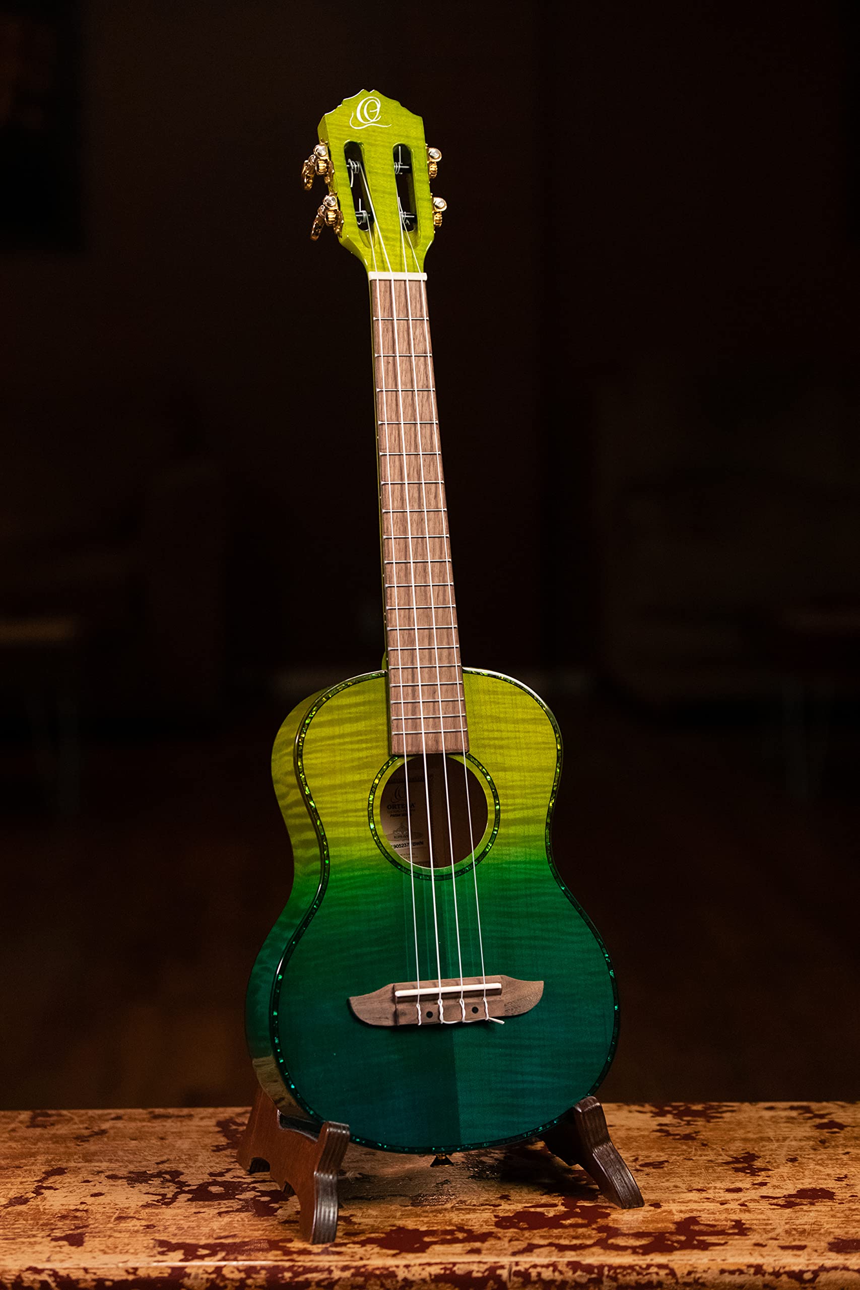 Ortega Guitars Ukulele Tenore Acustico – Prism Series – Gig Bag Inclusa – Acero, Multicoloured (RUPR-IVY)