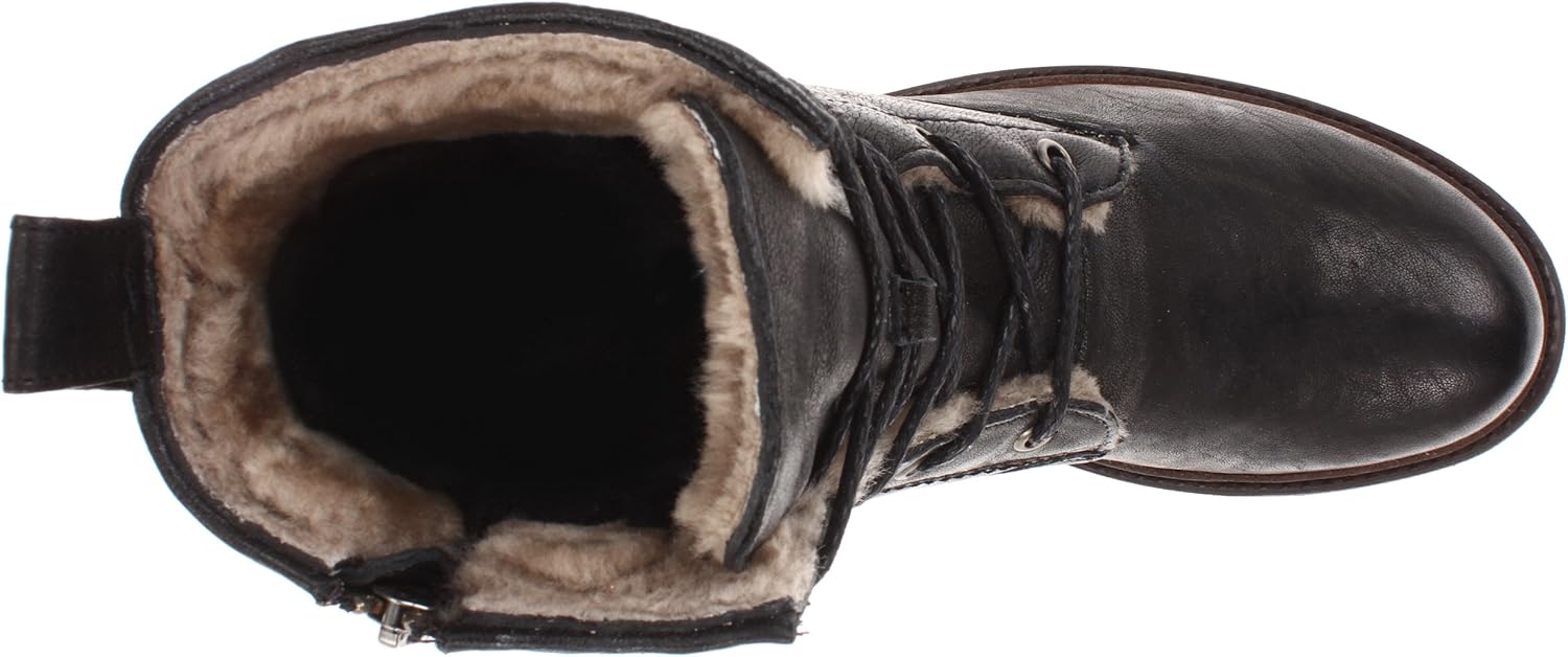 Frye valerie shearling lace up Clearance