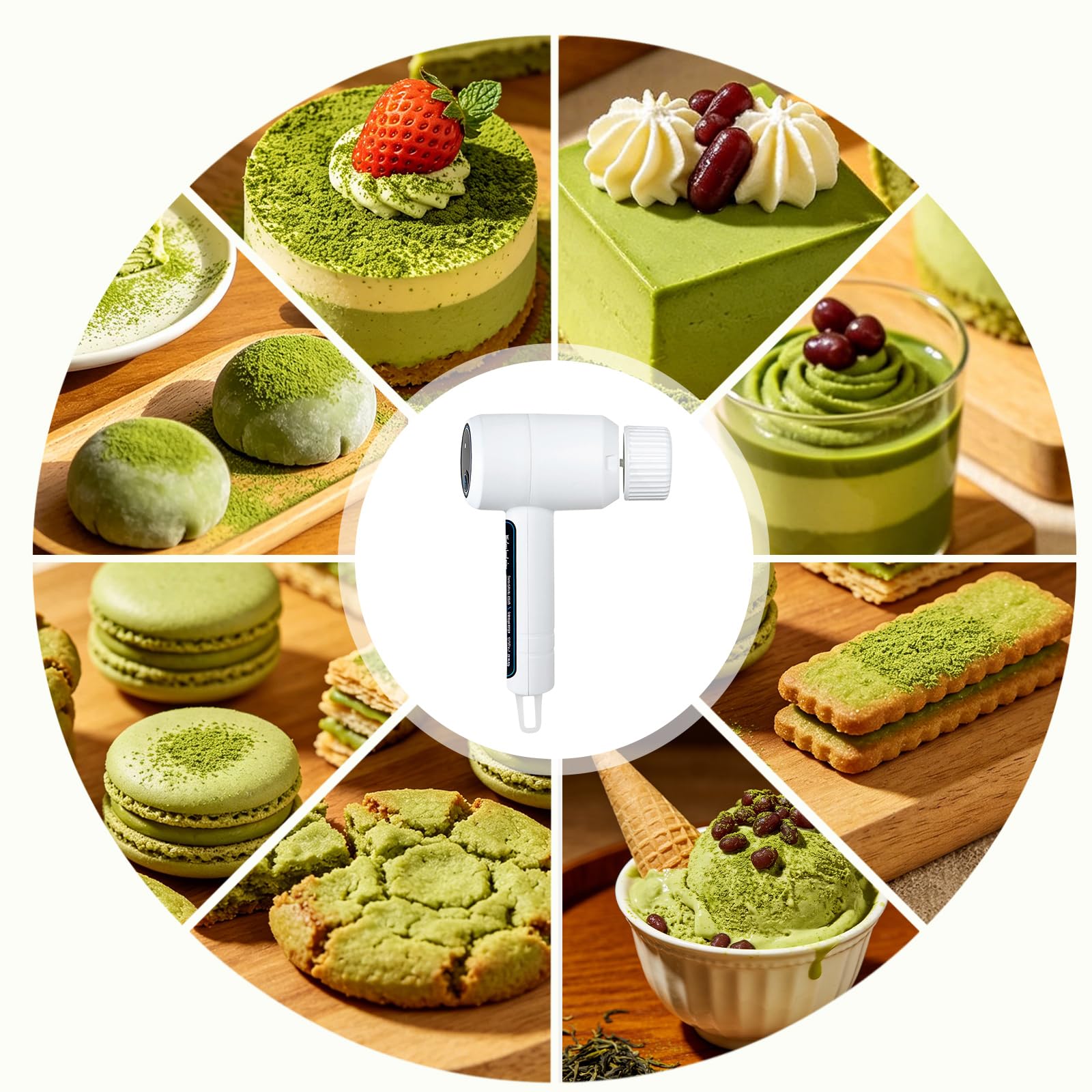 Matcha Schneebesen Elektrisch, Elektrischer Matcha-Mixer, Elektrischer Matcha Schneebesens, Matcha-Schneebesen Für Latte Cappuccino Grüntee Eiercreme Kuchenteig Einfache Reinigung