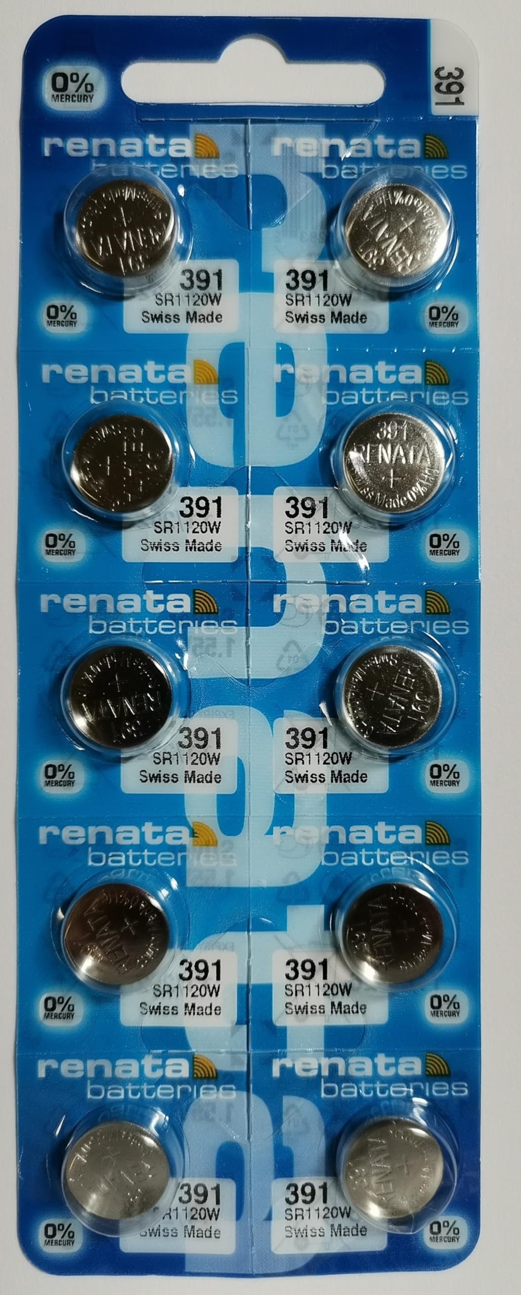 Pile Renata 391 SR1120W SR55 pour changer soi-même la batterie de sa montre à aiguilles