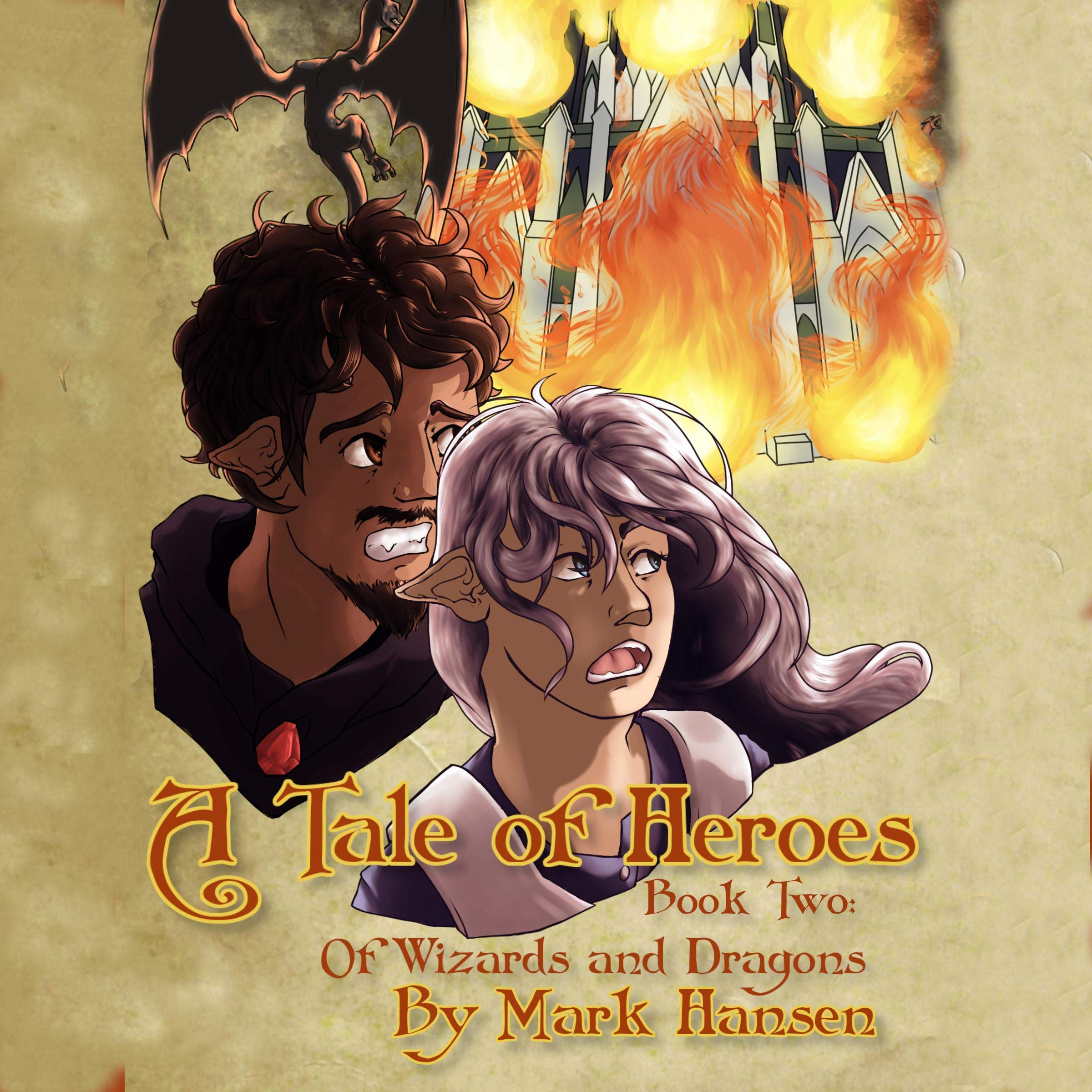 Cover art for Of Wizards and Dragons: An Adventure in the Hero's Tale World of Wynne
