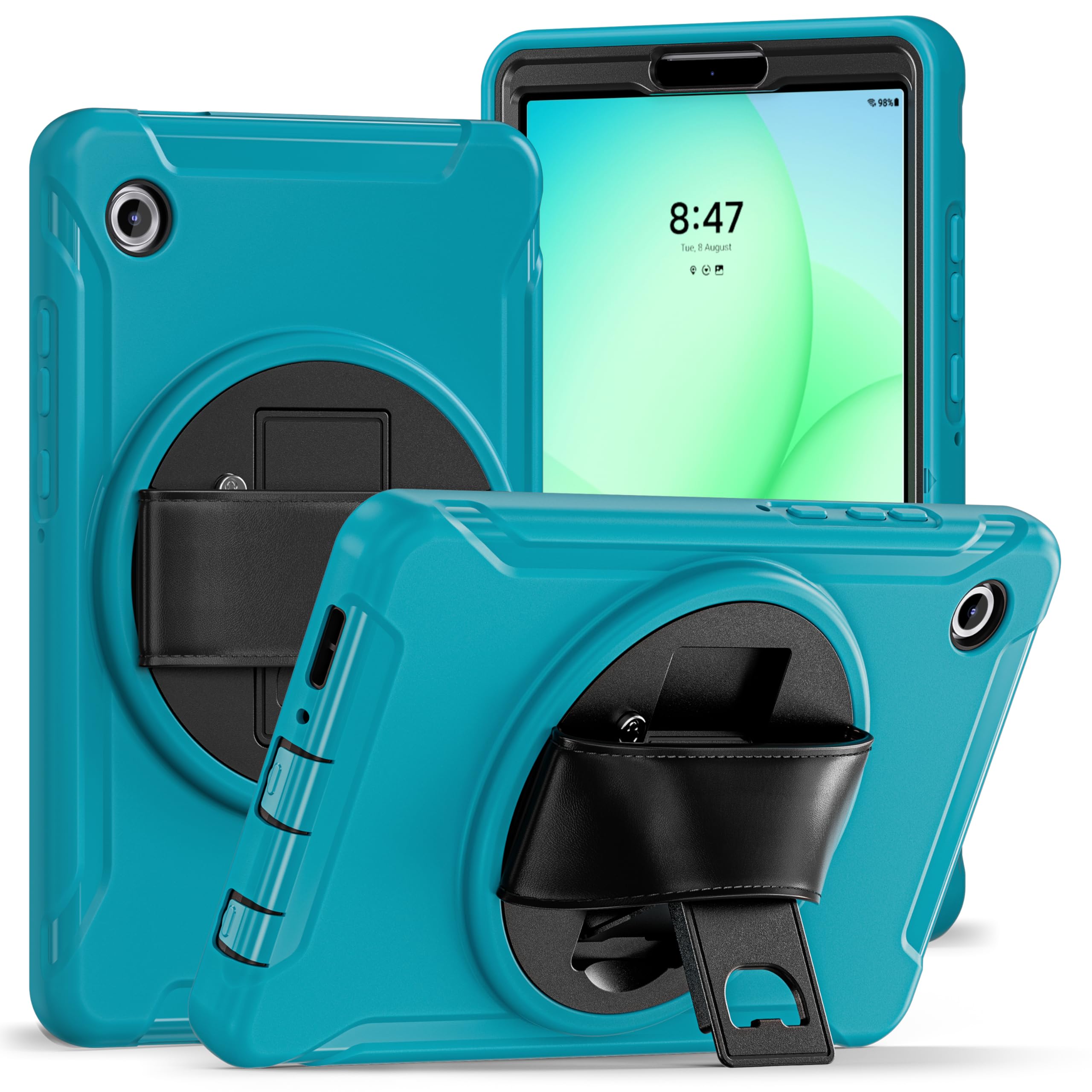 Funda para Samsung Galaxy Tab A11 ideal para niños y viajes con soporte y asa posterior 8