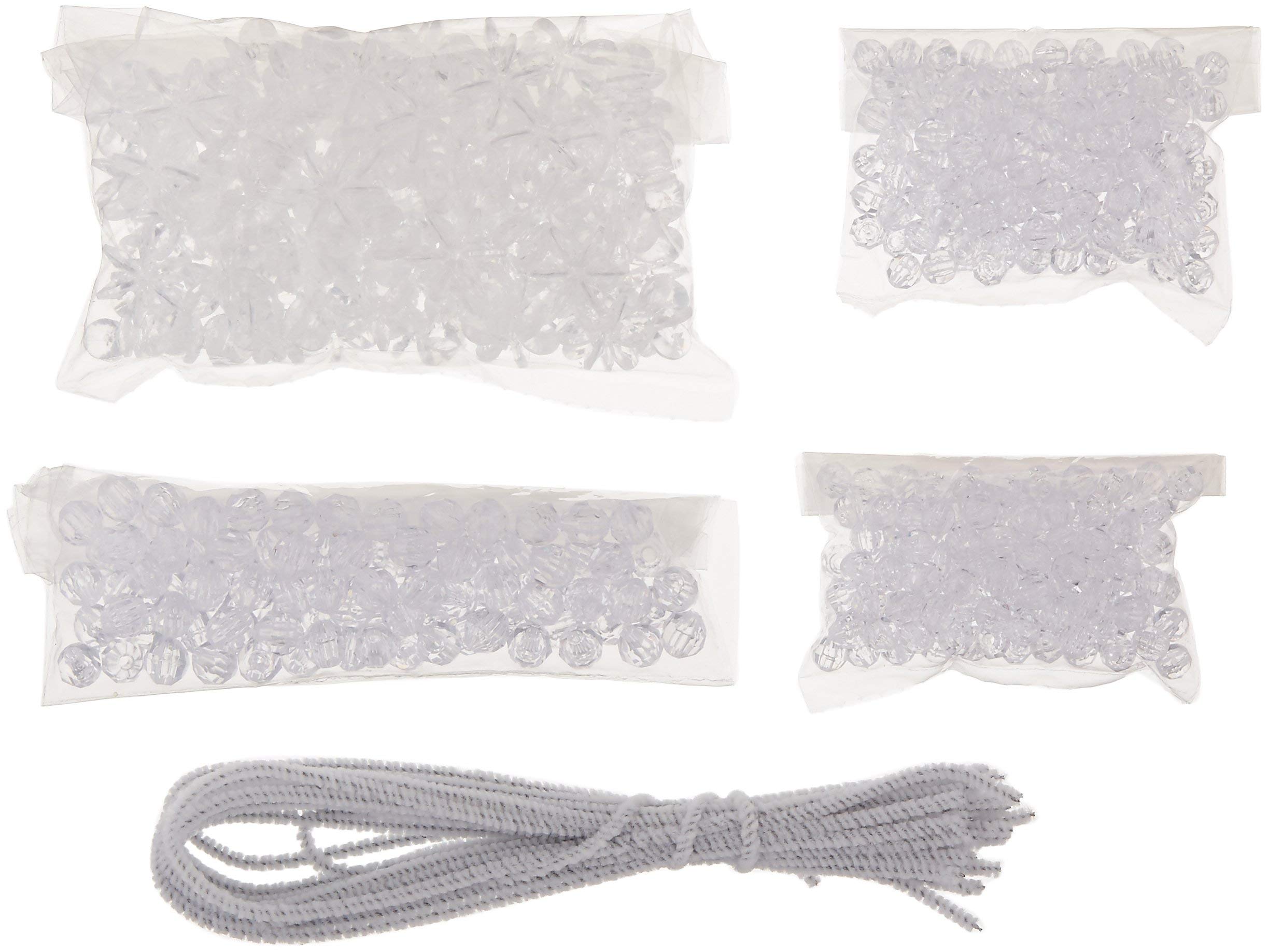 Beadery Holiday Beaded Ornament Kit, Crystal Crosses, 1.25-Inch, Makes 24 (BOK-5536) - Image 4