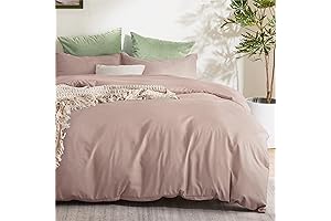 Bedsure Dusty Rose Duvet Cover: Indulge in the Comfort of Softness