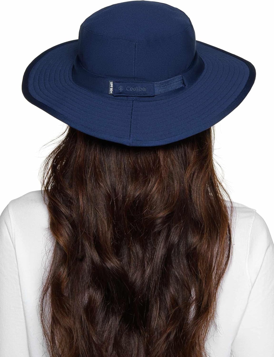 Unisex Chlorine Resistant Hat - UPF 50+ Sun Protection - Brighton in Navy