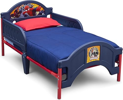 Miniatura 2 de Delta Children Cama de plástico para niños pequeños, Marvel Spider-Man y cama de plástico para niños pequeños, Minnie Mouse de Disney