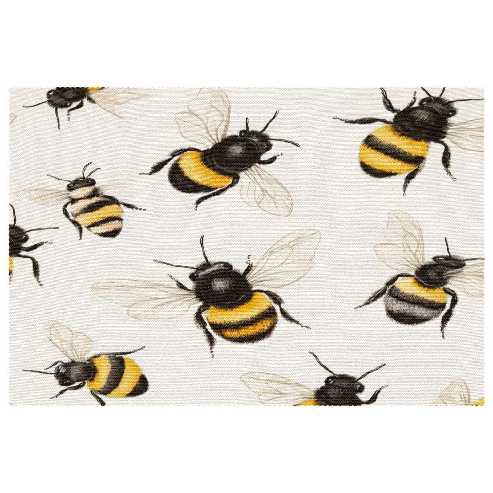 Sets de table antidérapants Honey Bees anti-rayures et résistants à la chaleur