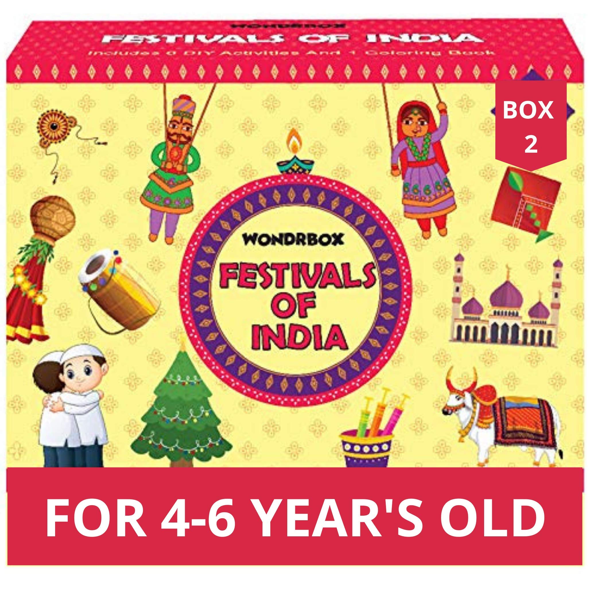 WONDRBOX Festival of India Learning Educational Toy Art & Craft Play 8 in 1 Activity Kit 3-6 yrs (B08KSNFS17) Amazon Price History, Amazon Price Tracker