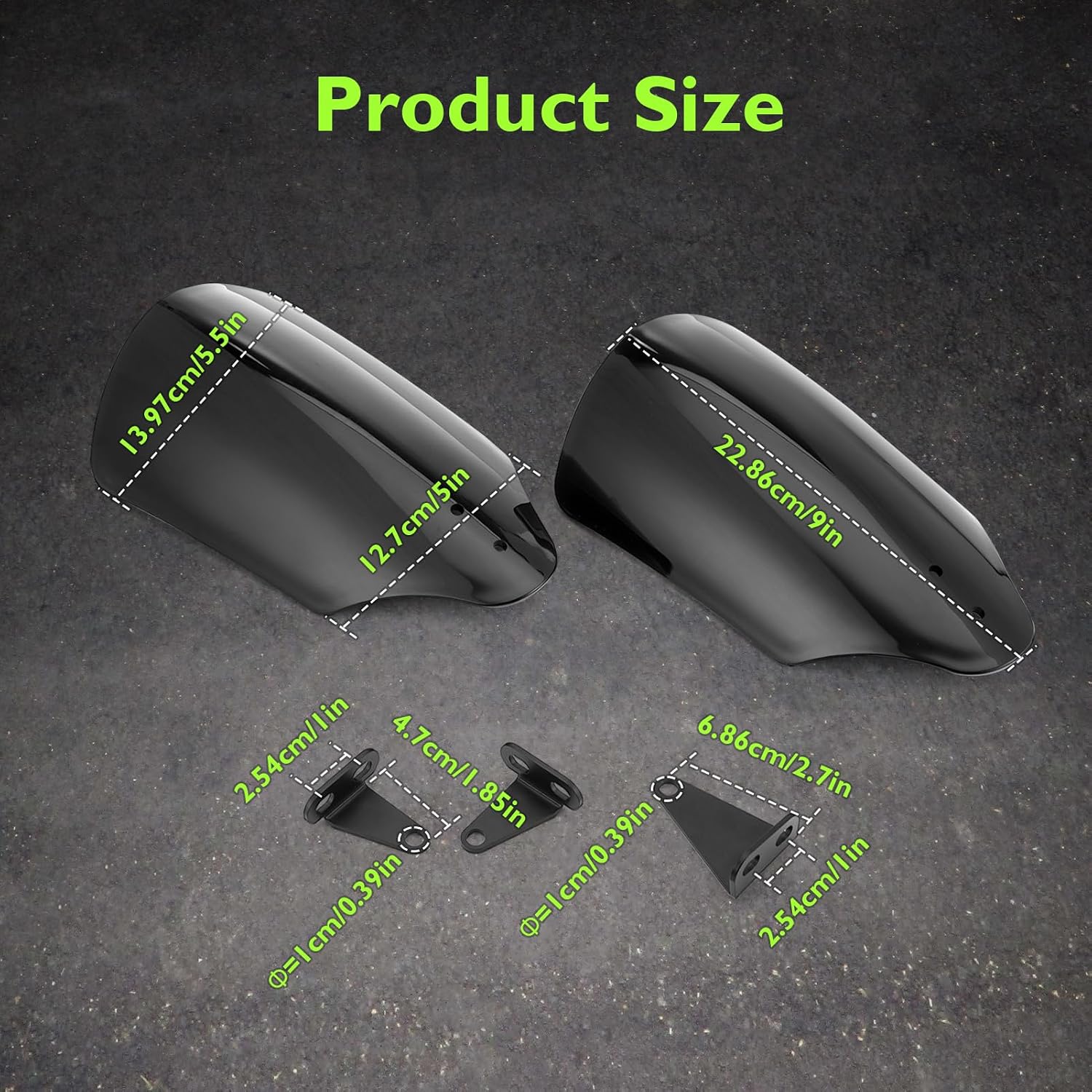 Mofun Motorcycle Handguards Fit for Harley 1995-2026 Wind Hand Guards